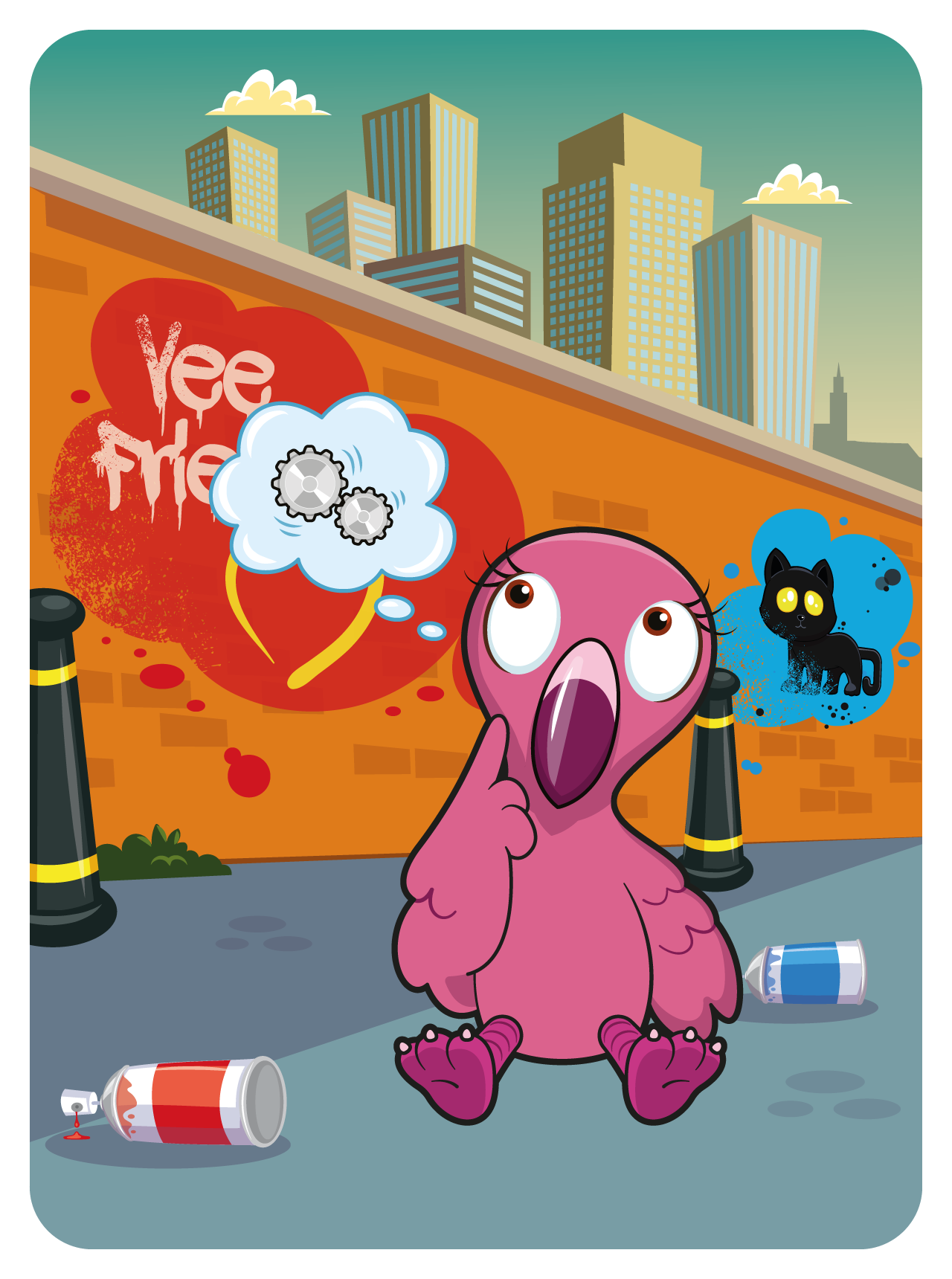 Gary Vaynerchuk - VeeFriends Series 2 - Forthright Flamingo #27439 - NFT # 27439