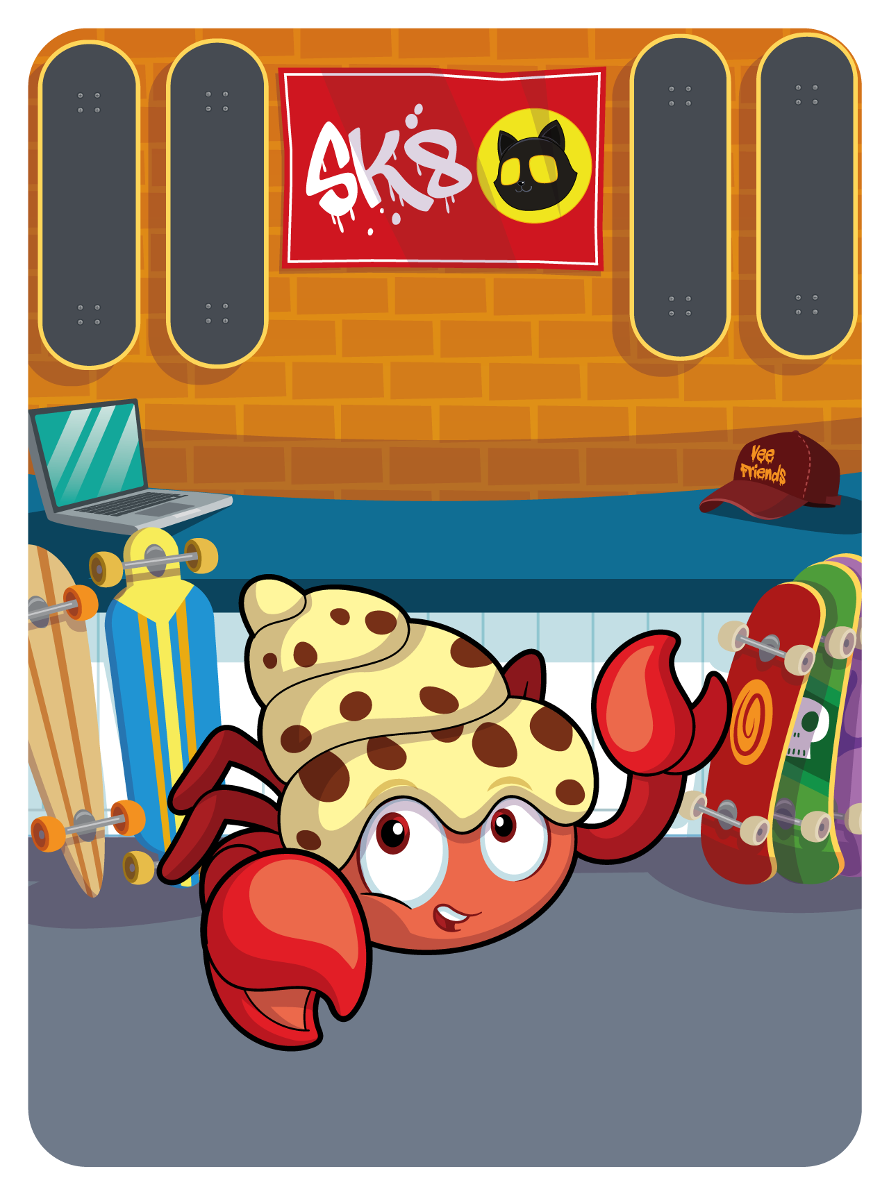 Gary Vaynerchuk - VeeFriends Series 2 - Happy Hermit Crab #27513 - NFT # 27513