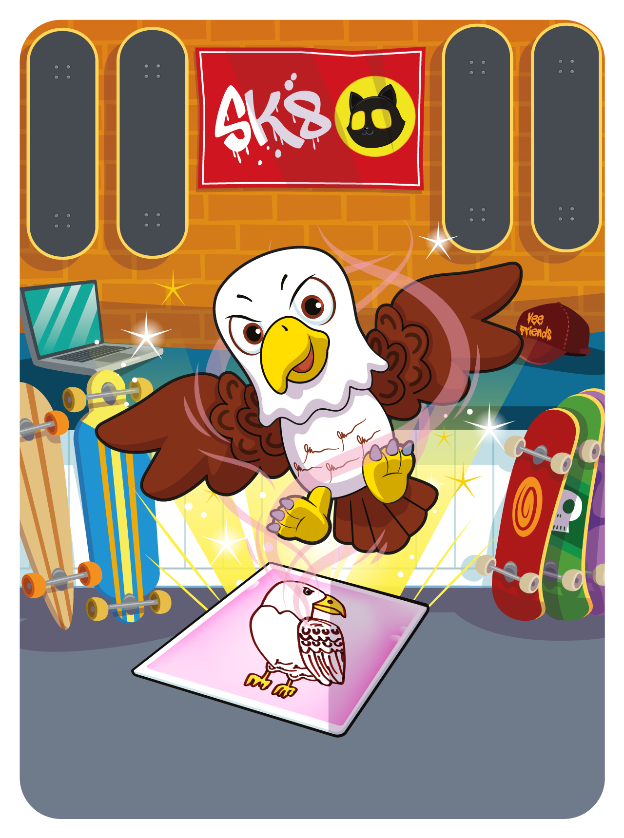 Gary Vaynerchuk - VeeFriends Series 2 - Eager Eagle #2753 - NFT # 2753