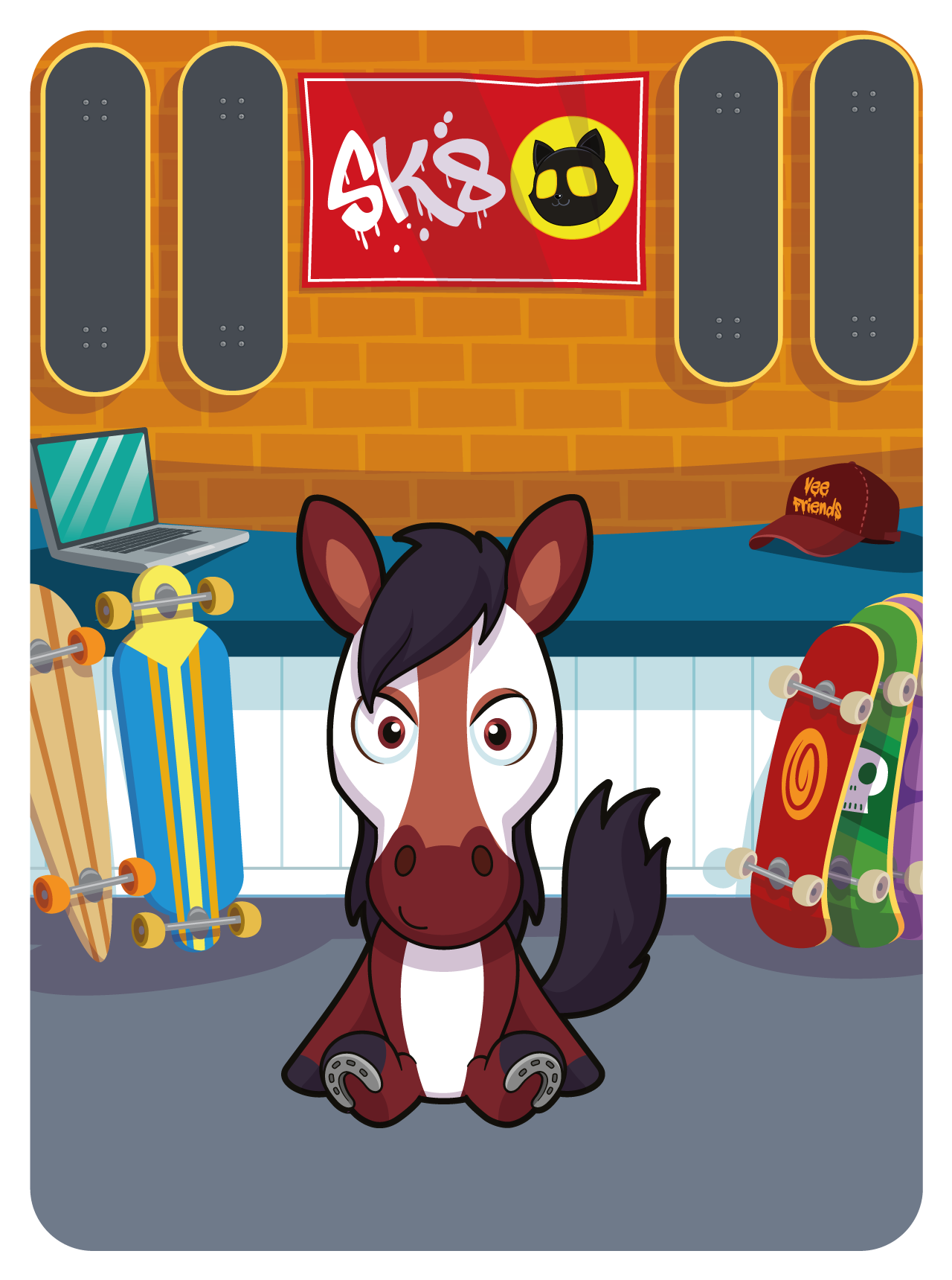 Gary Vaynerchuk - VeeFriends Series 2 - Hype Horse #27801 - NFT # 27801