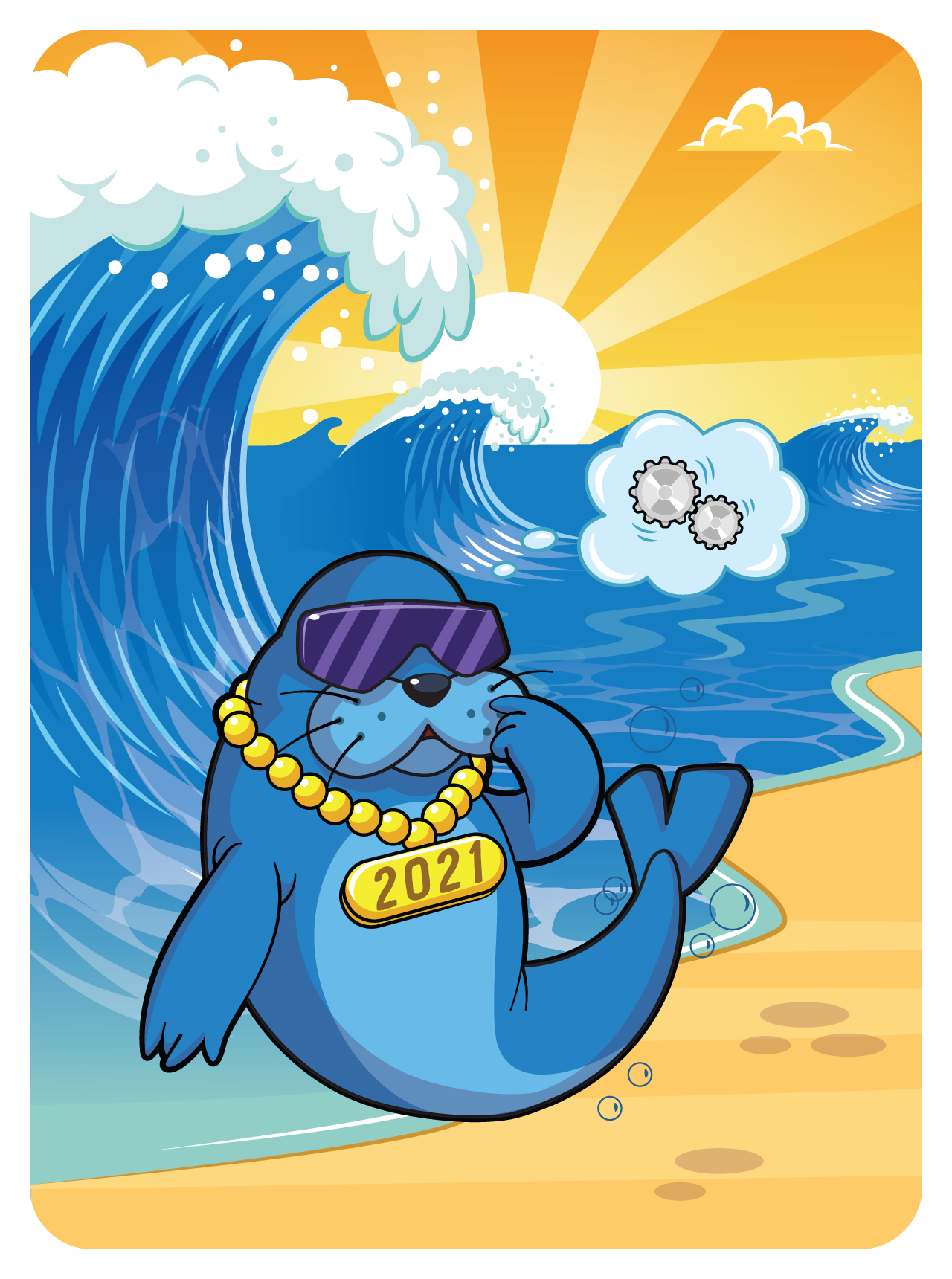 Gary Vaynerchuk - VeeFriends Series 2 - Swaggy Sea Lion #28005 - NFT # 28005