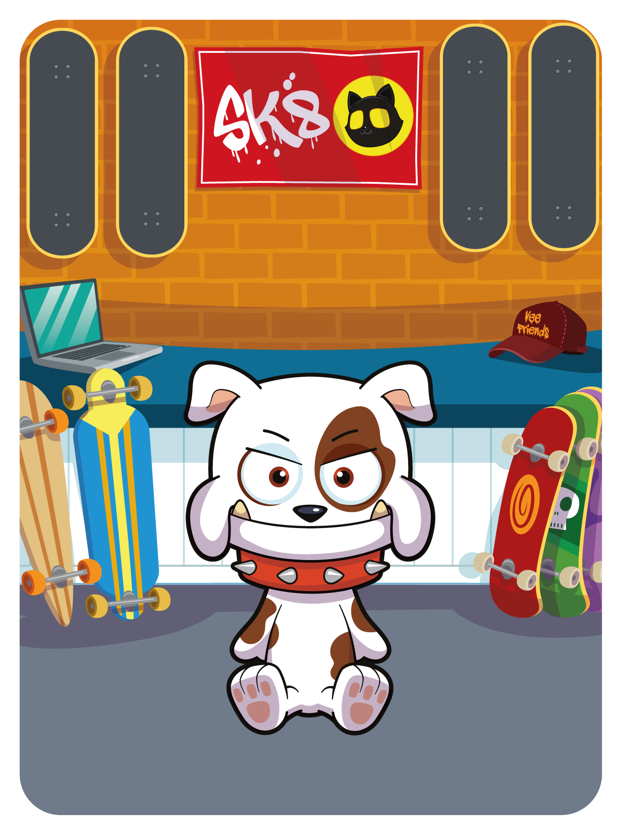 Gary Vaynerchuk - VeeFriends Series 2 - Bad-Ass Bulldog #28039 - NFT # 28039