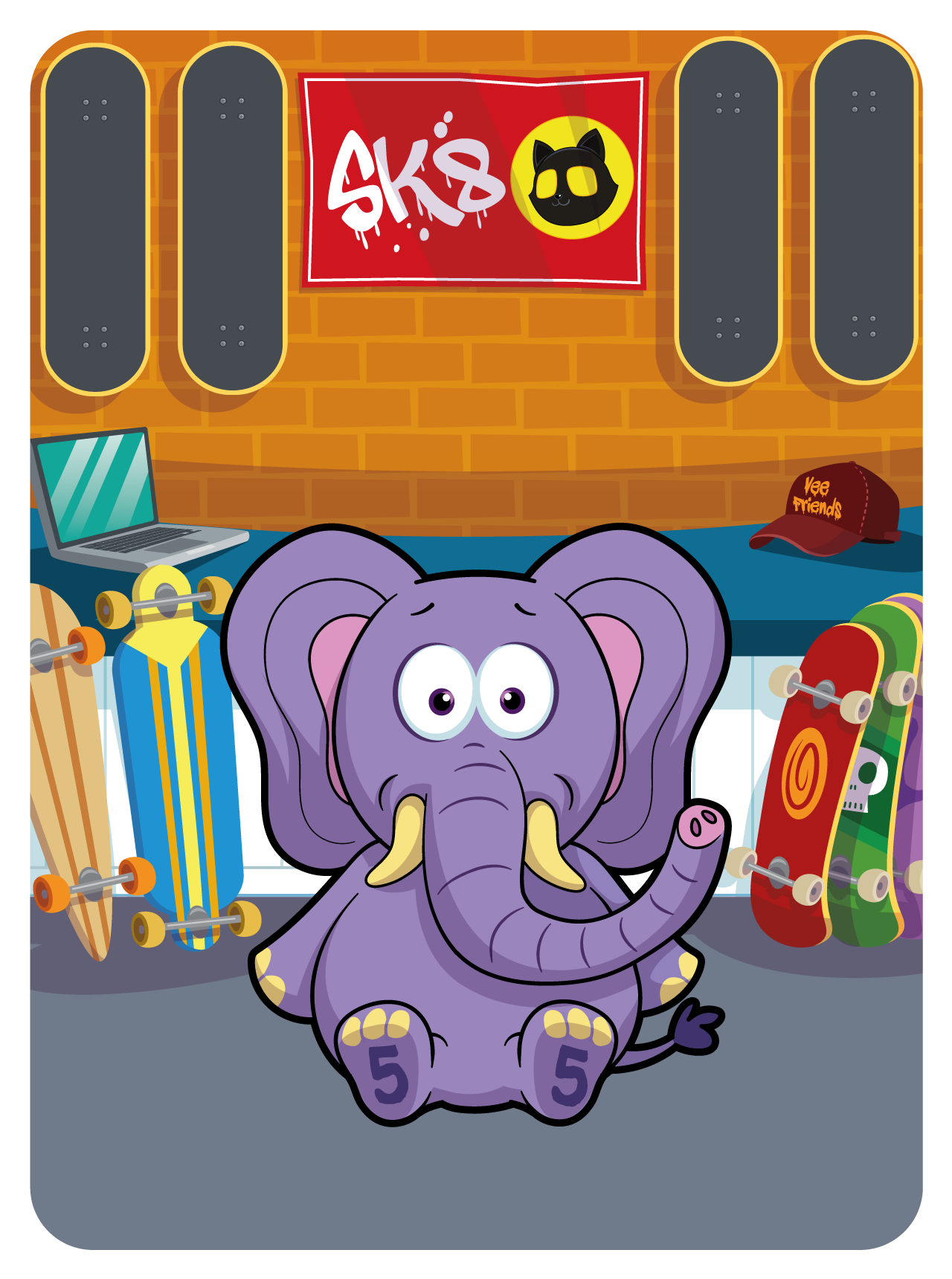 Gary Vaynerchuk - VeeFriends Series 2 - Empathy Elephant #28058 - NFT # 28058