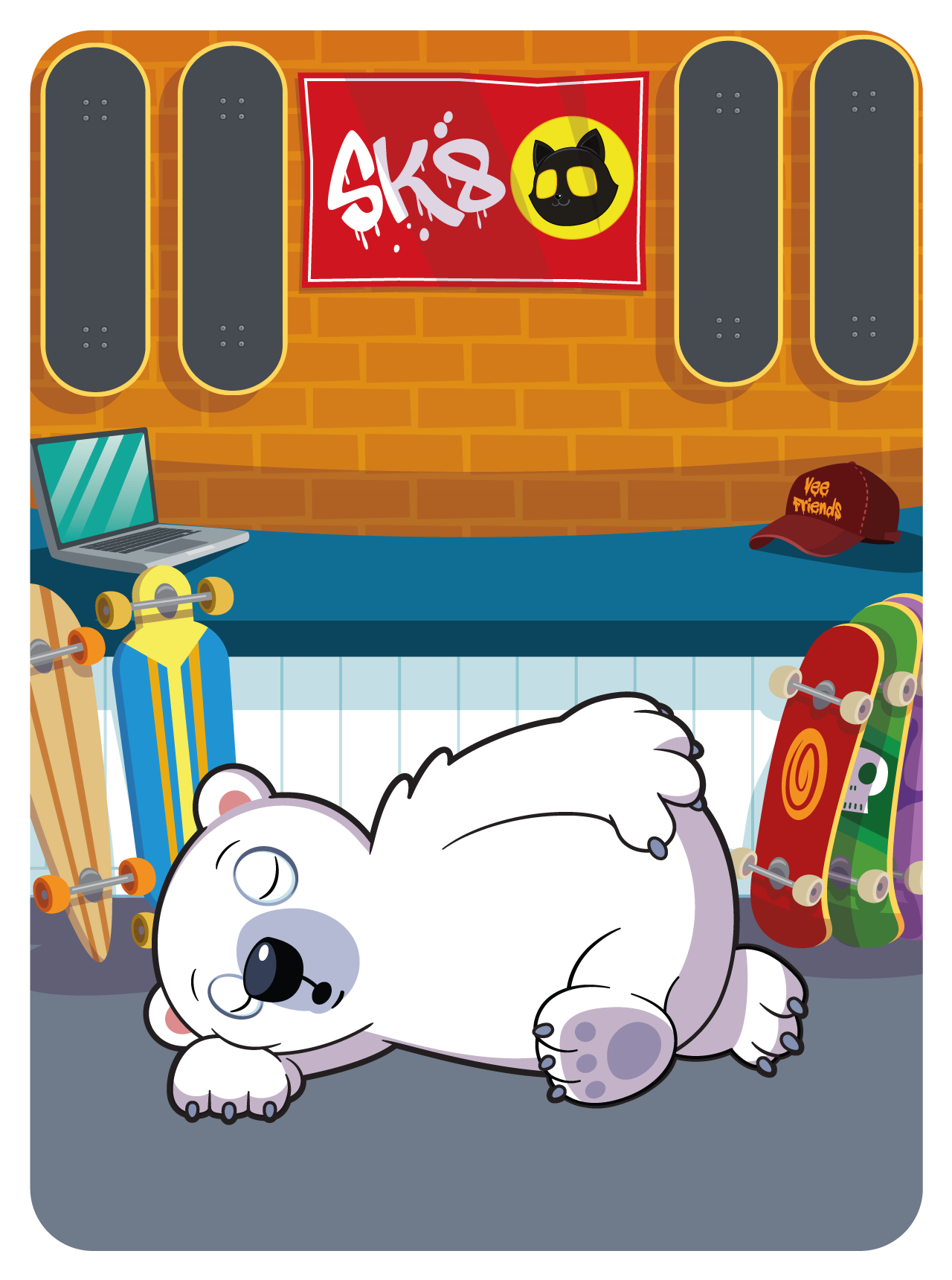 Gary Vaynerchuk - VeeFriends Series 2 - Prudent Polar Bear #28272 - NFT # 28272