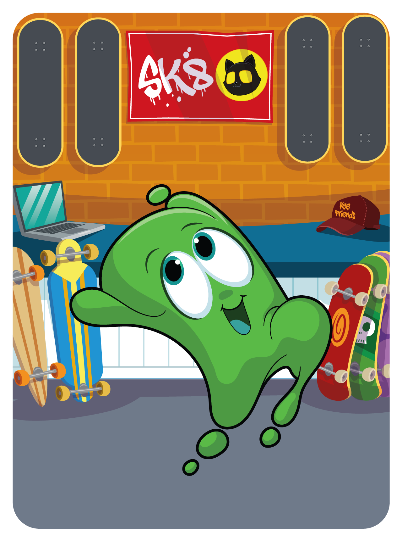 Gary Vaynerchuk - VeeFriends Series 2 - Stoic Slime #28499 - NFT # 28499