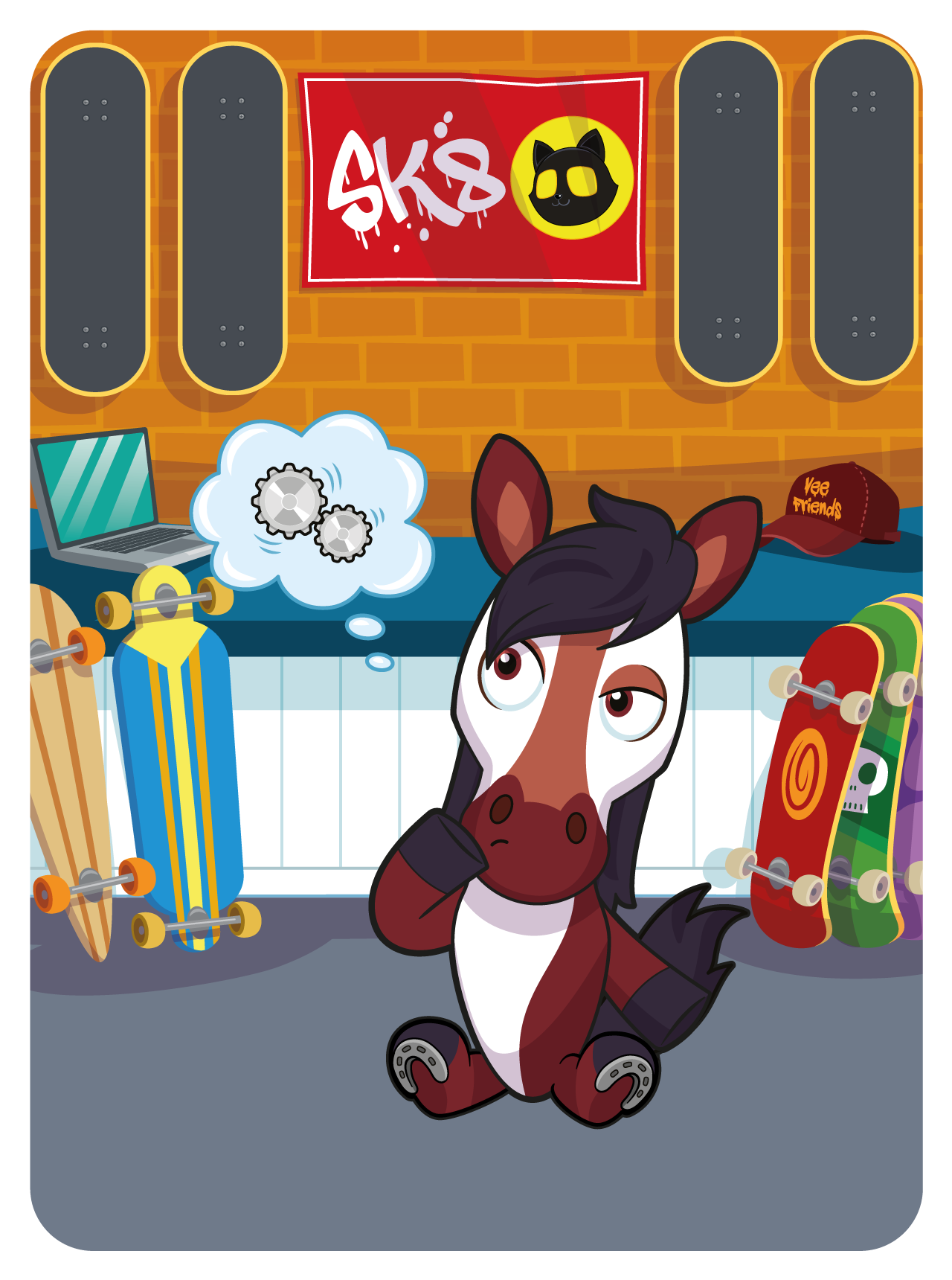 Gary Vaynerchuk - VeeFriends Series 2 - Hype Horse #28887 - NFT # 28887