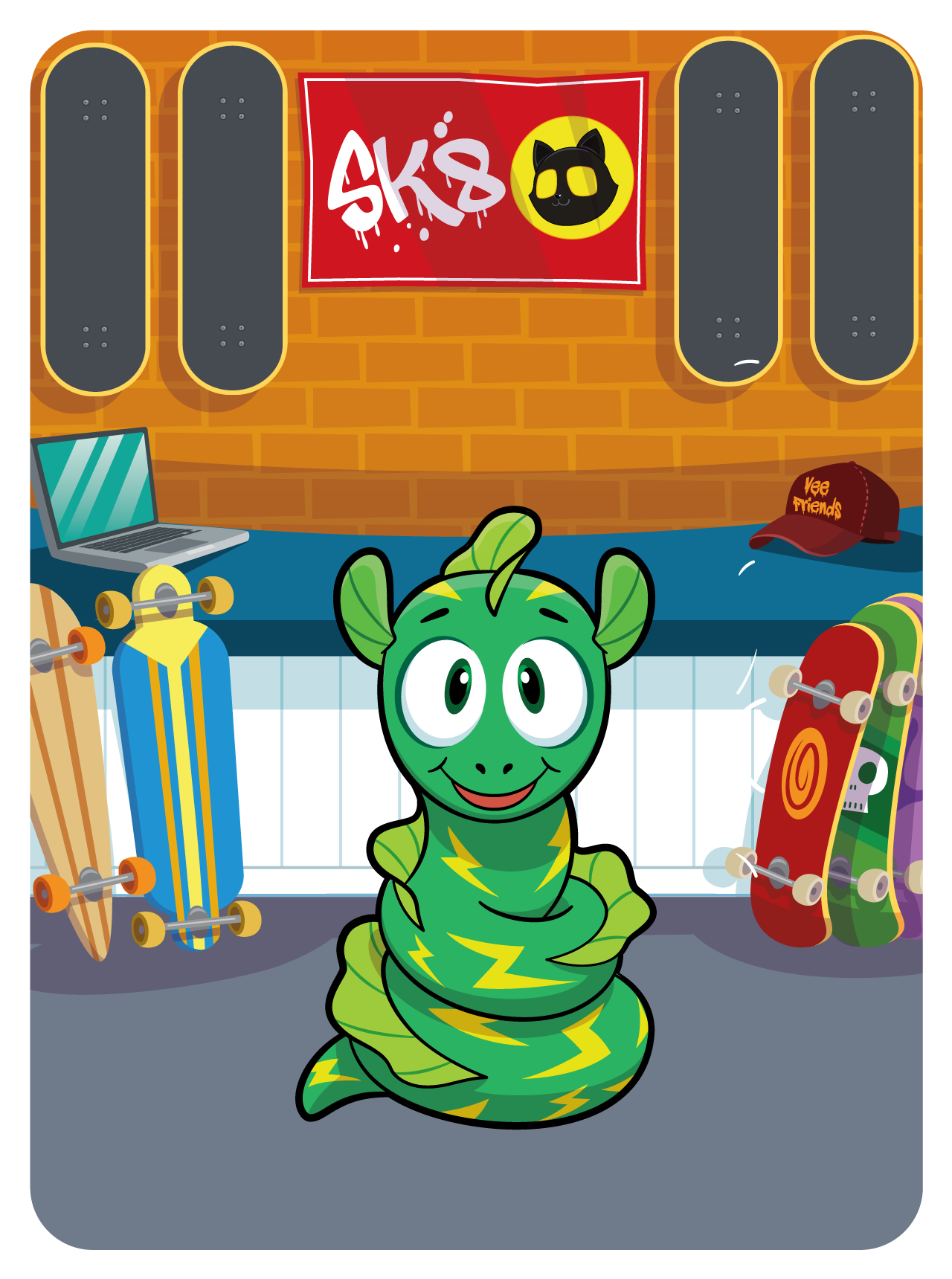 Gary Vaynerchuk - VeeFriends Series 2 - Energetic Electric Eel #28891 - NFT # 28891