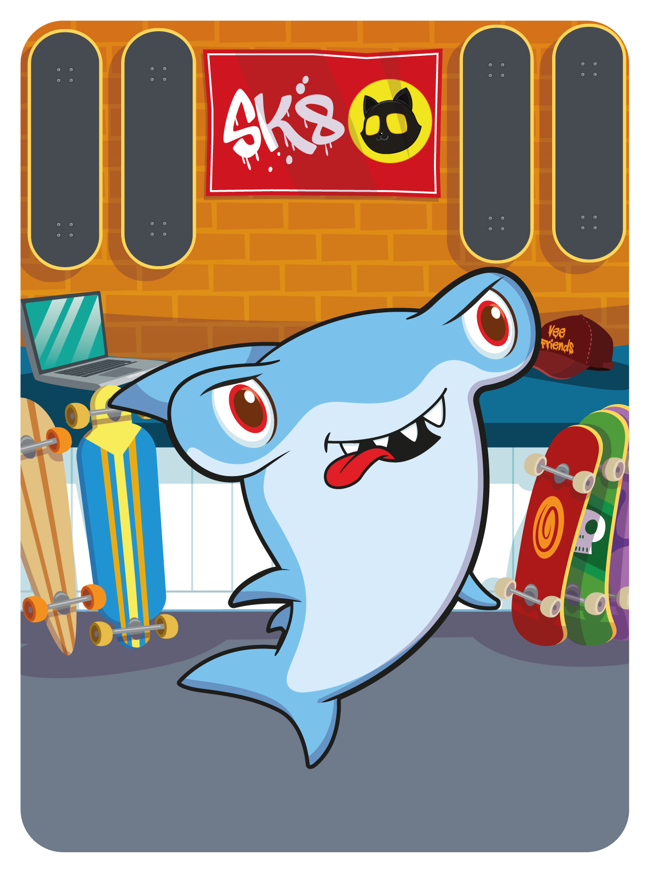 Gary Vaynerchuk - VeeFriends Series 2 - Hungry Hammerhead #29045 - NFT # 29045