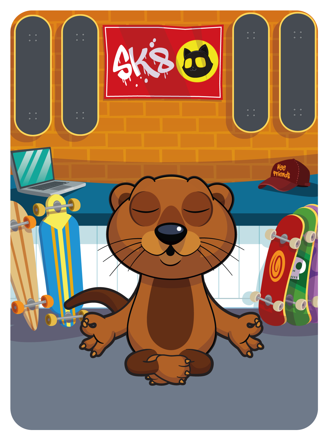 Gary Vaynerchuk - VeeFriends Series 2 - Optimistic Otter #29291 - NFT # 29291