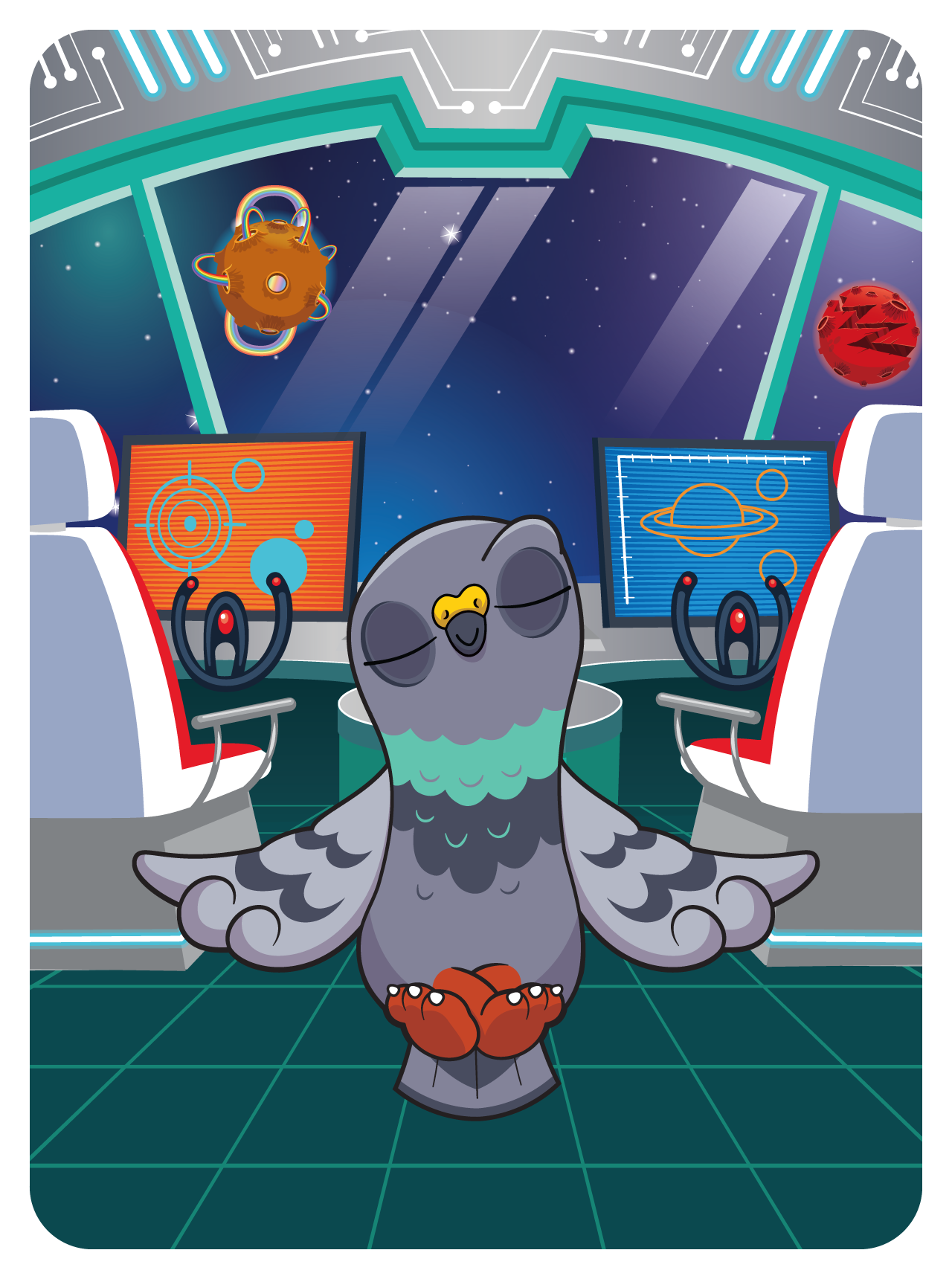 Gary Vaynerchuk - VeeFriends Series 2 - Perspective Pigeon #29427 - NFT # 29427