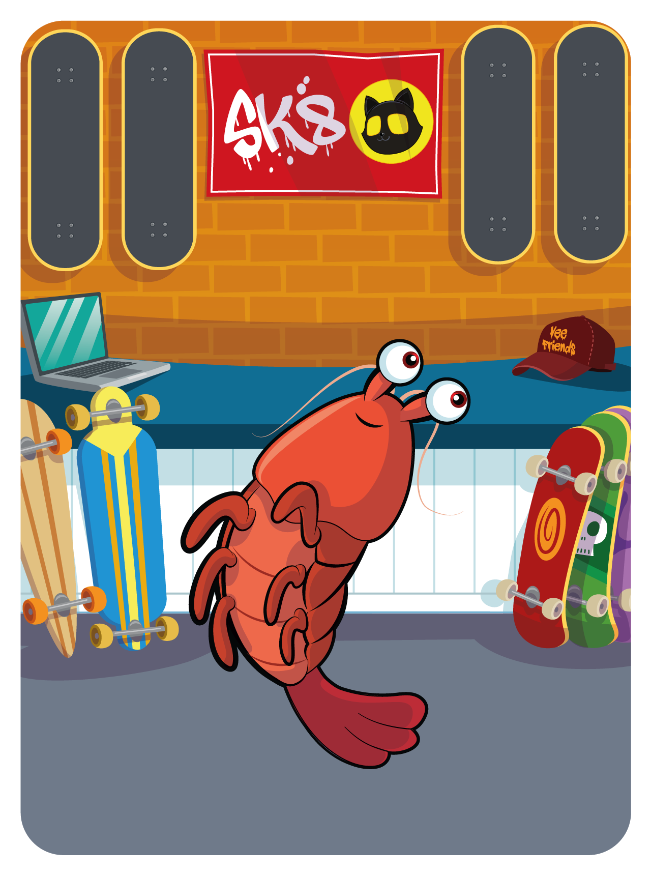 Gary Vaynerchuk - VeeFriends Series 2 - Sufficient Shrimp #29474 - NFT # 29474