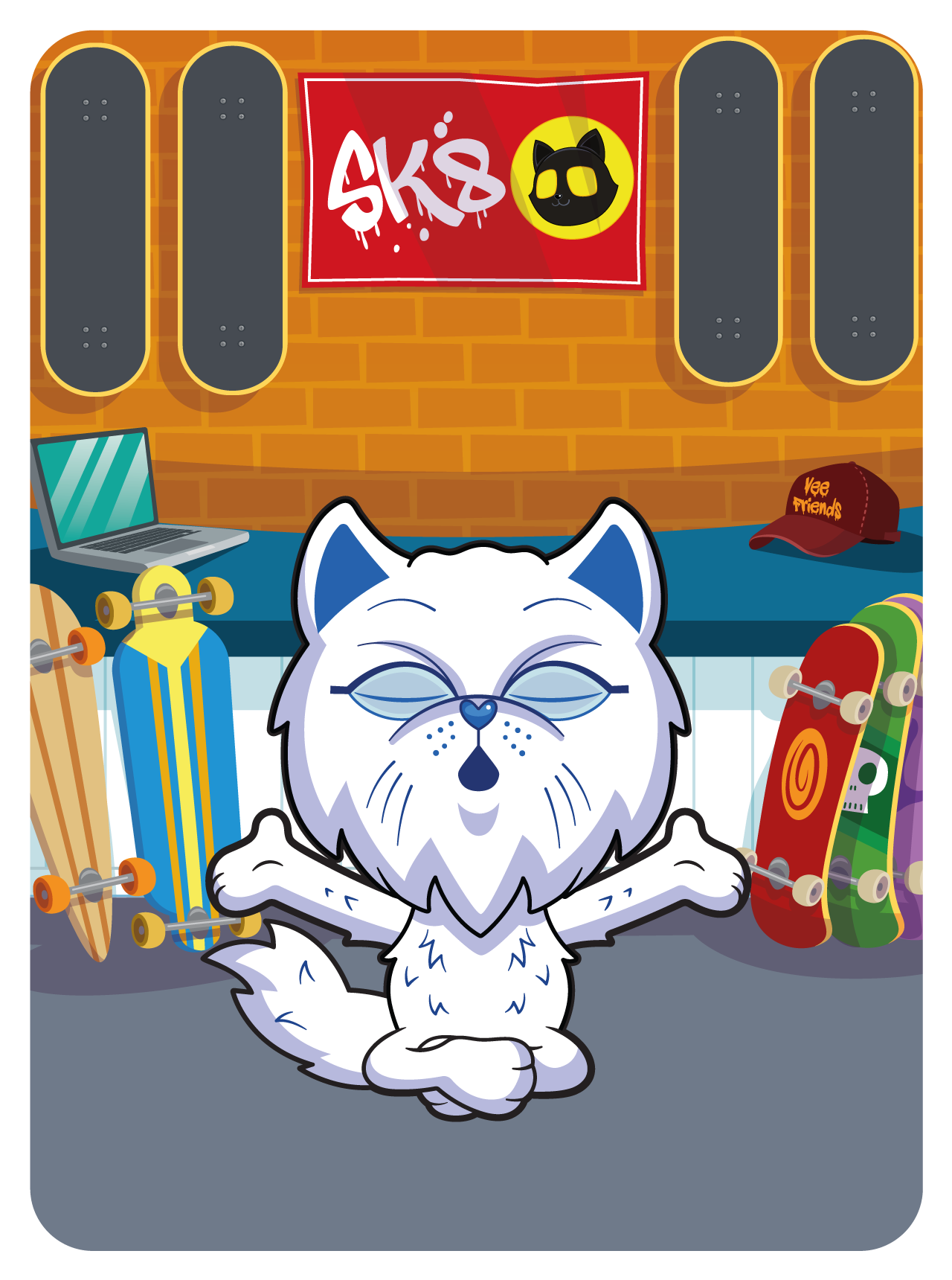 Gary Vaynerchuk - VeeFriends Series 2 - Perfect Persian Cat #29494 - NFT # 29494