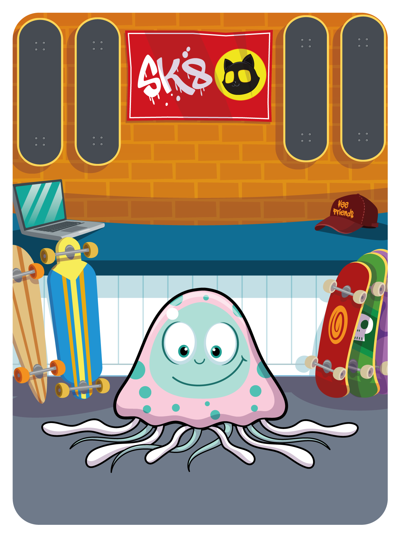 Gary Vaynerchuk - VeeFriends Series 2 - Joyous Jellyfish #29563 - NFT # 29563