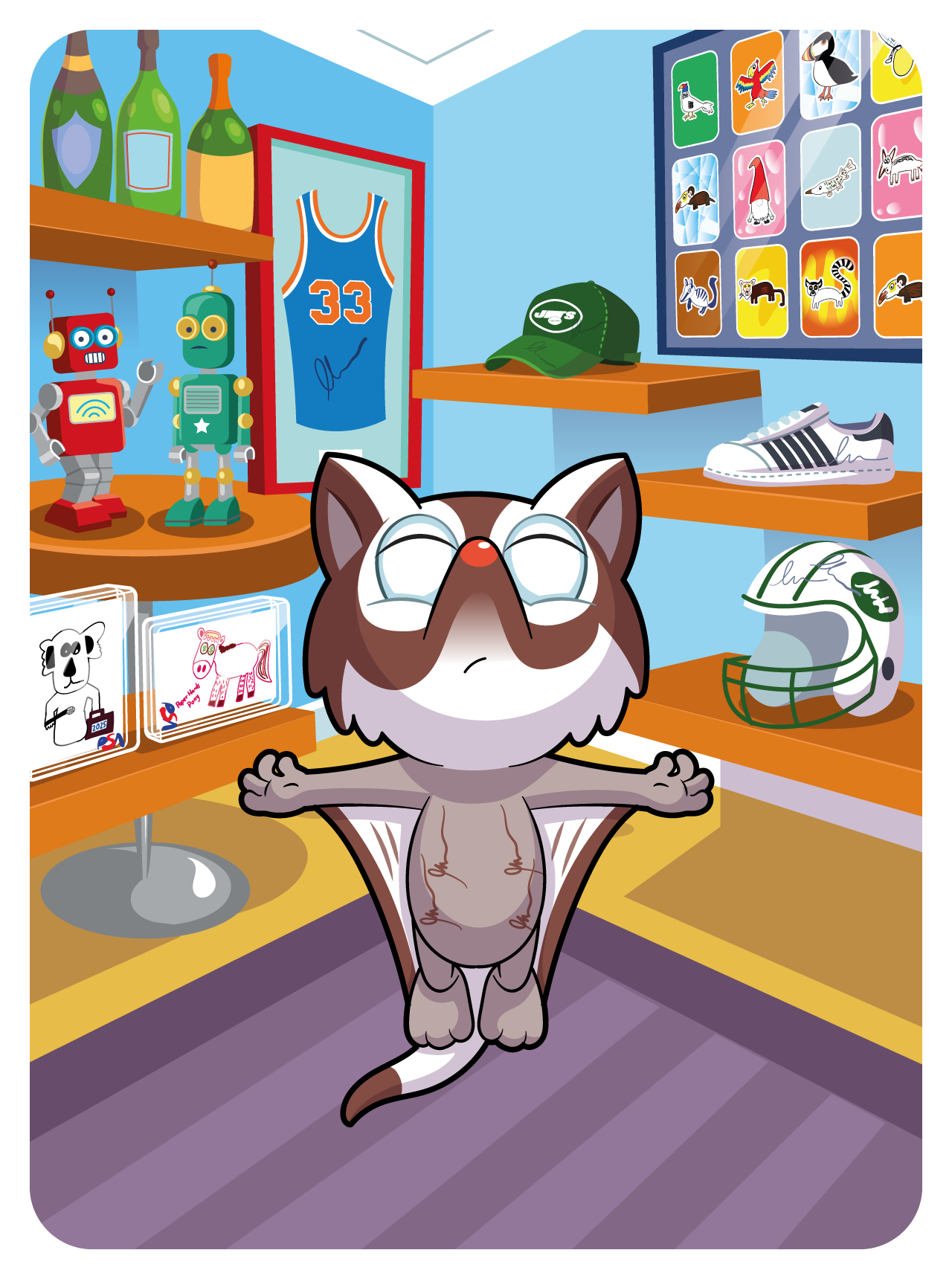 Gary Vaynerchuk - VeeFriends Series 2 - Gleeful Sugar Glider #29586 - NFT # 29586