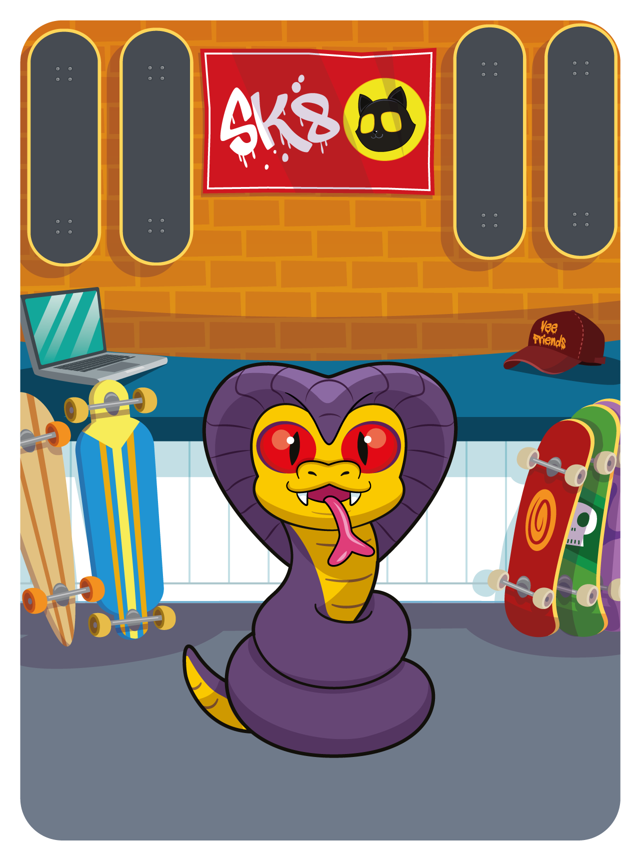 Gary Vaynerchuk - VeeFriends Series 2 - Confident Cobra #29634 - NFT # 29634