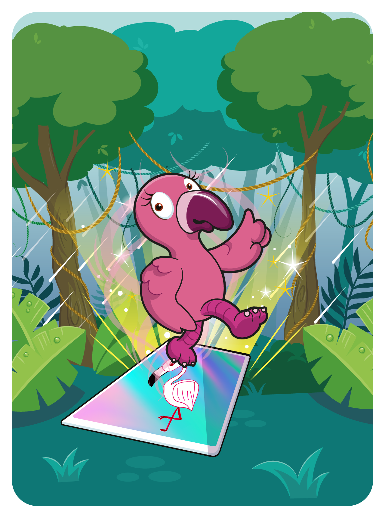 Gary Vaynerchuk - VeeFriends Series 2 - Forthright Flamingo #2999 - NFT # 2999