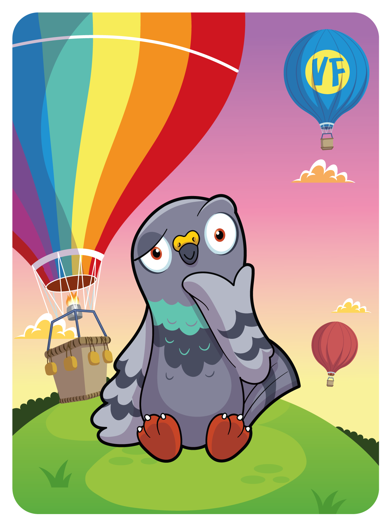 Gary Vaynerchuk - VeeFriends Series 2 - Perspective Pigeon #30278 - NFT # 30278