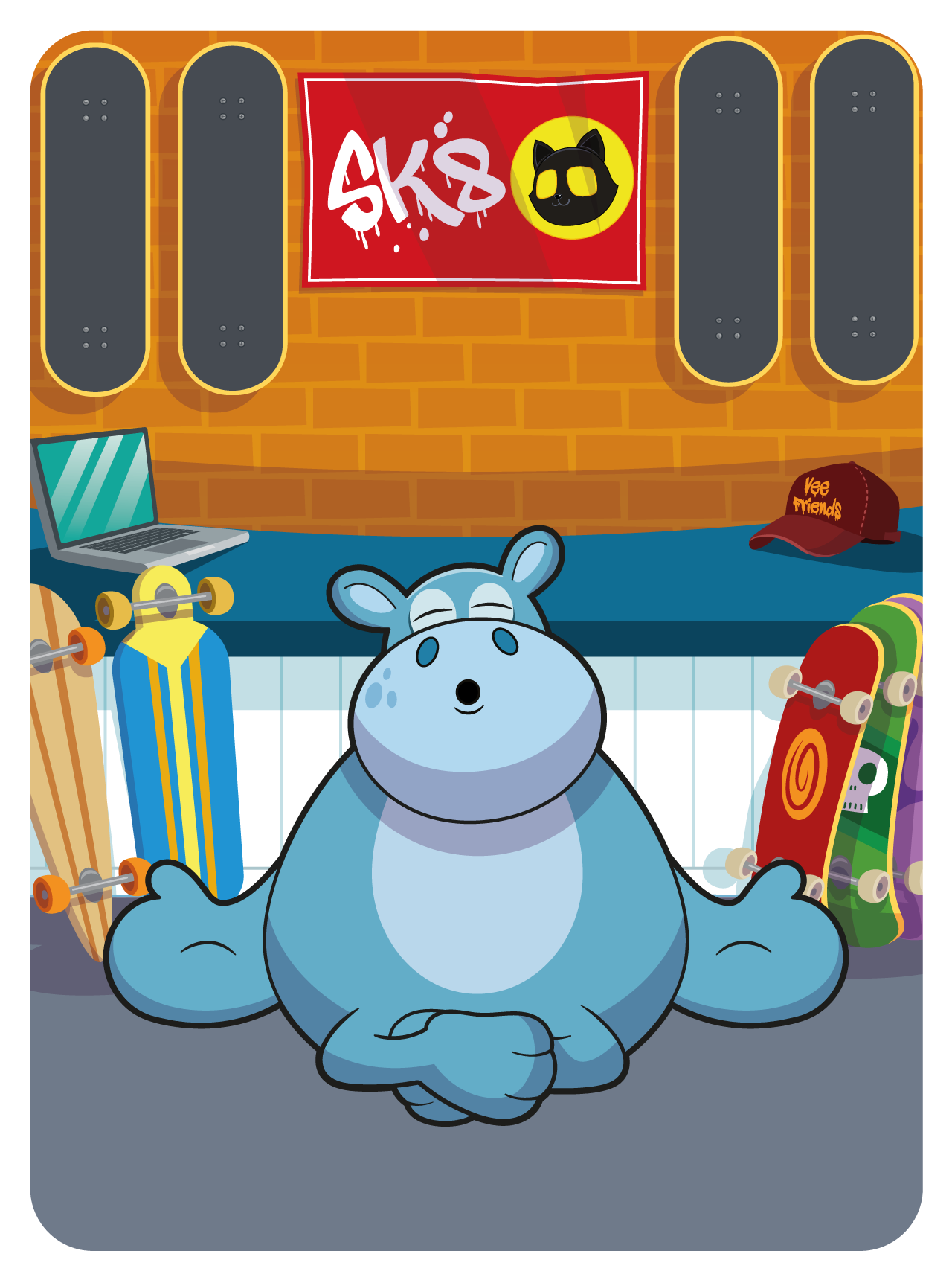 Gary Vaynerchuk - VeeFriends Series 2 - Helpful Hippo #30397 - NFT # 30397