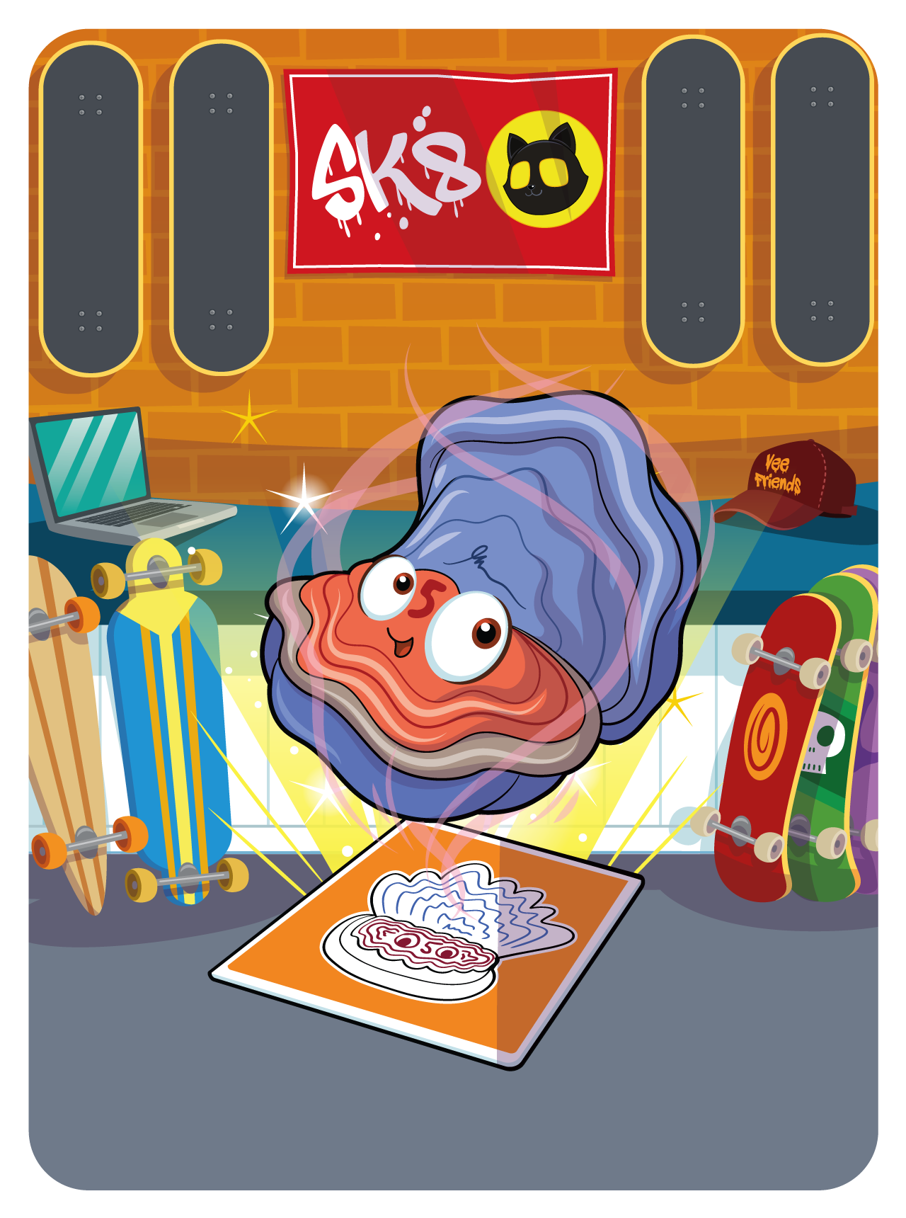 Gary Vaynerchuk - VeeFriends Series 2 - Observant Oyster #3041 - NFT # 3041