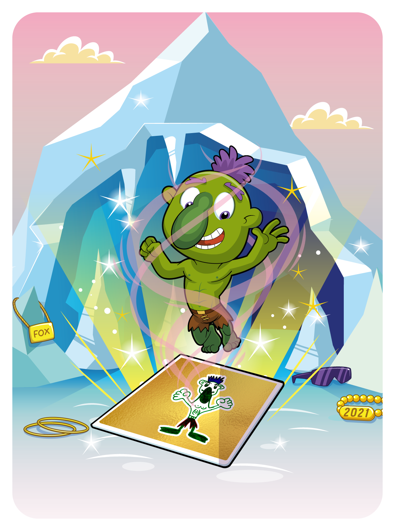 Gary Vaynerchuk - VeeFriends Series 2 - Tidy Troll #3050 - NFT # 3050