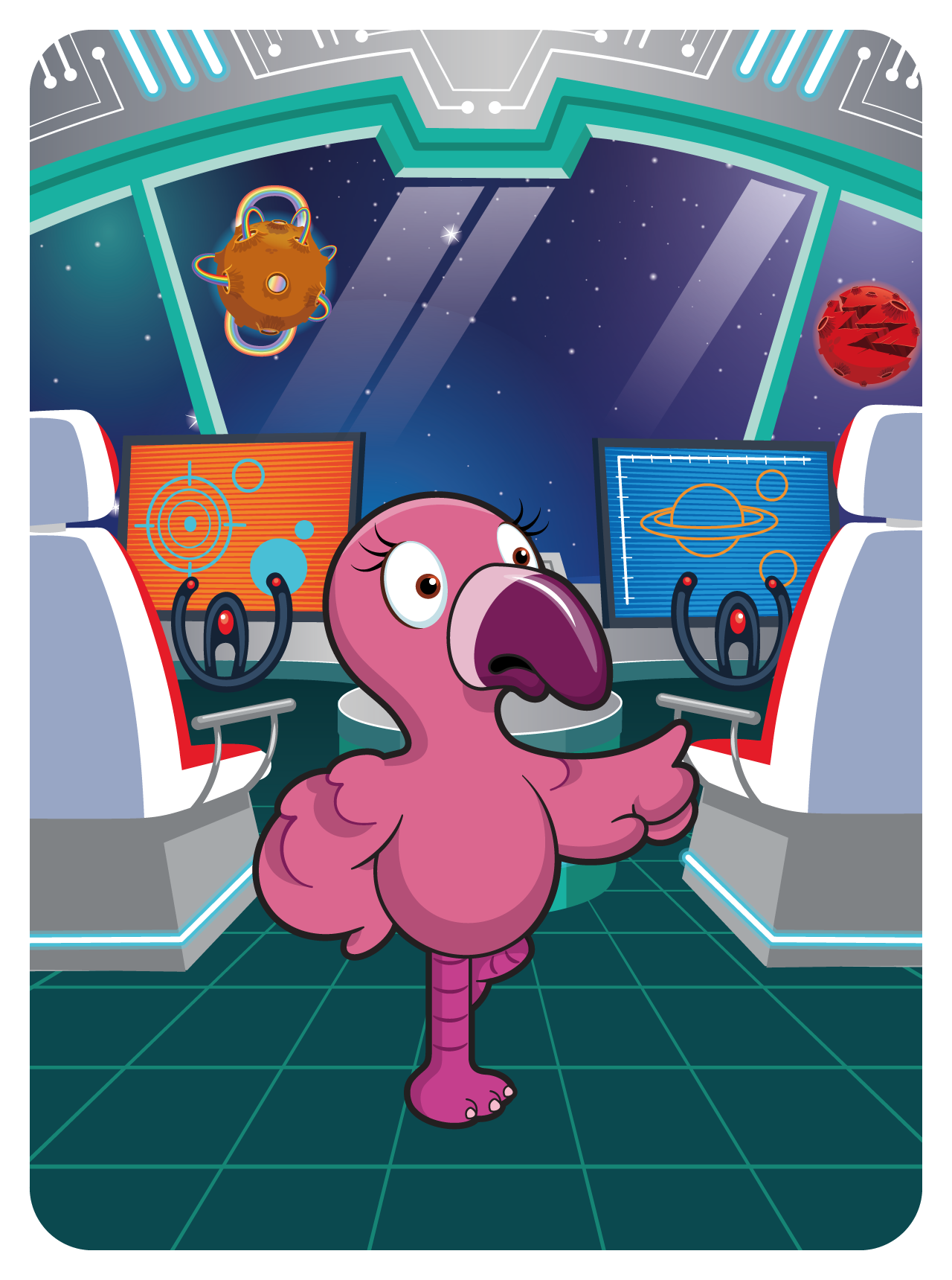 Gary Vaynerchuk - VeeFriends Series 2 - Forthright Flamingo #30504 - NFT # 30504