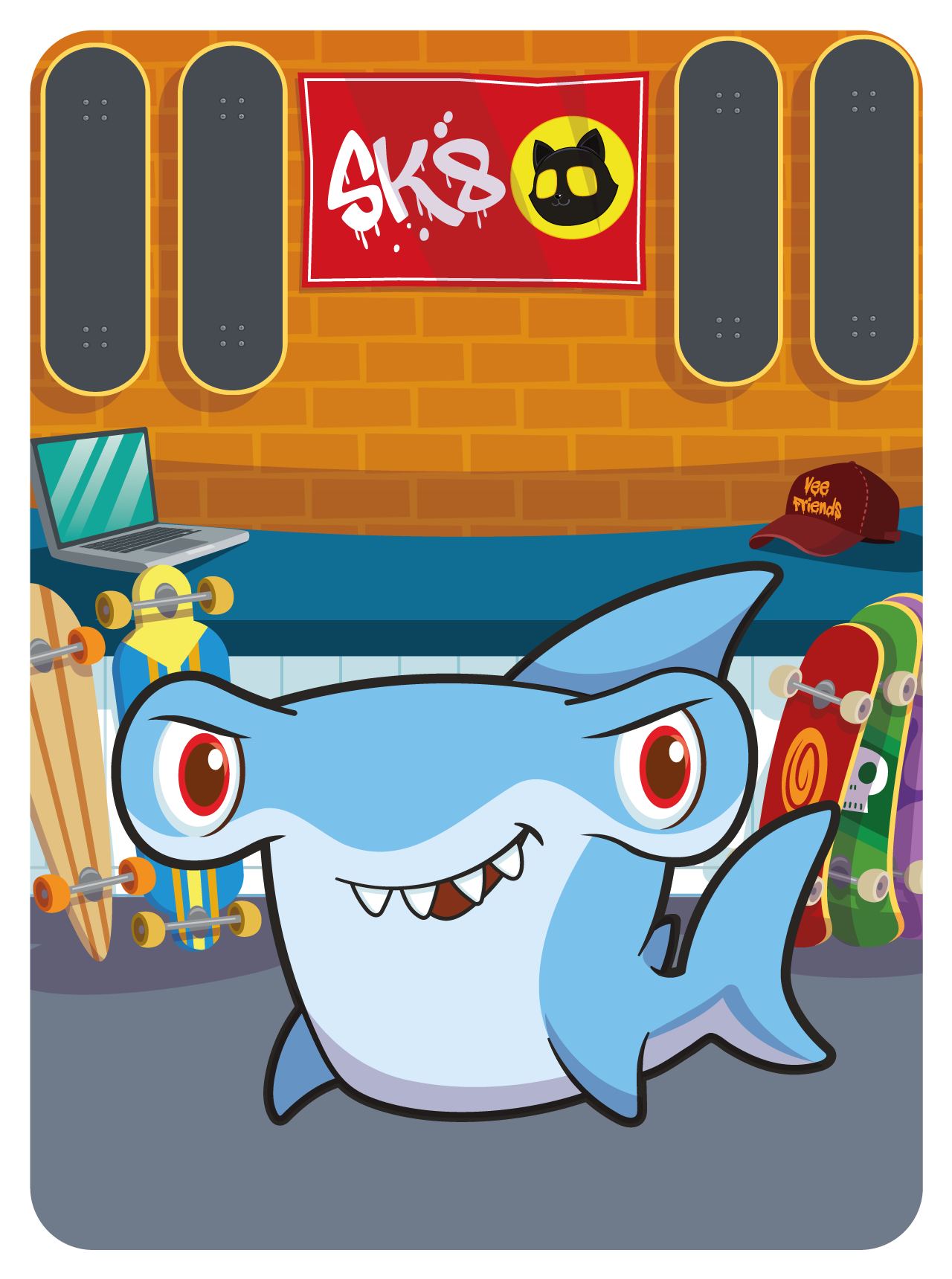 Gary Vaynerchuk - VeeFriends Series 2 - Hungry Hammerhead #30717 - NFT # 30717