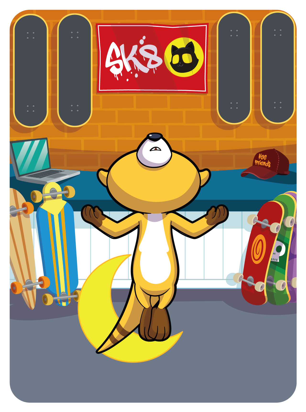 Gary Vaynerchuk - VeeFriends Series 2 - To The Moon Meerkat #30865 - NFT # 30865