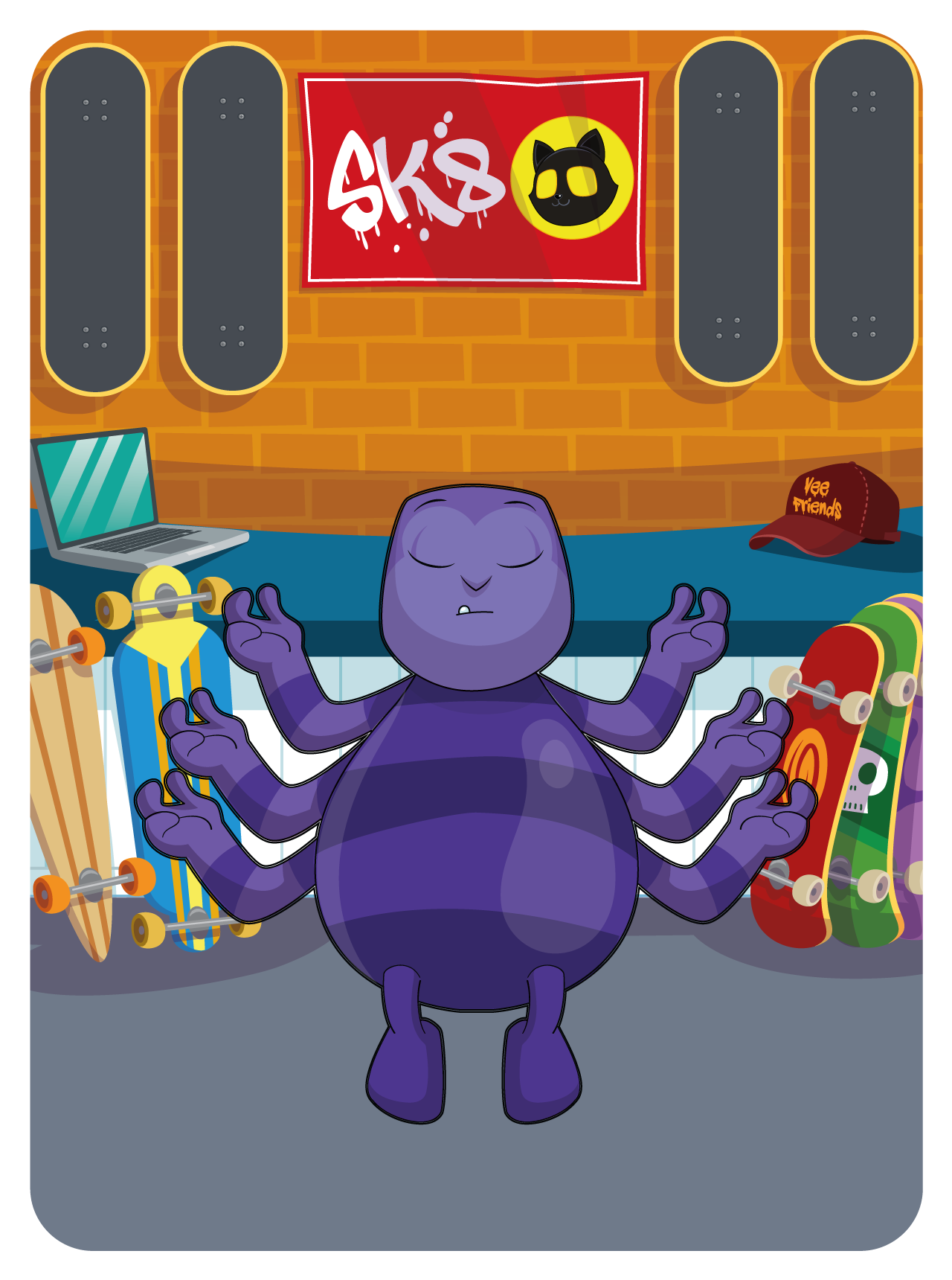 Gary Vaynerchuk - VeeFriends Series 2 - "Turnt" Tick #31192 - NFT # 31192