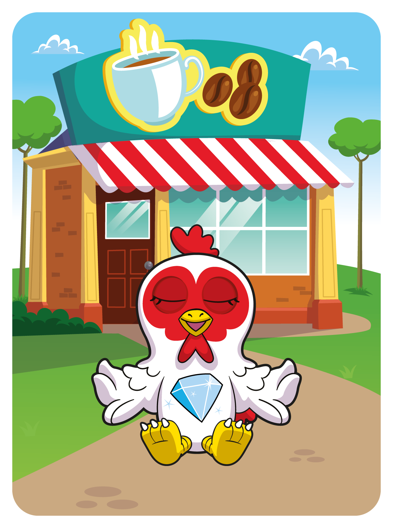 Gary Vaynerchuk - VeeFriends Series 2 - "Diamond Hands" Hen #31276 - NFT # 31276