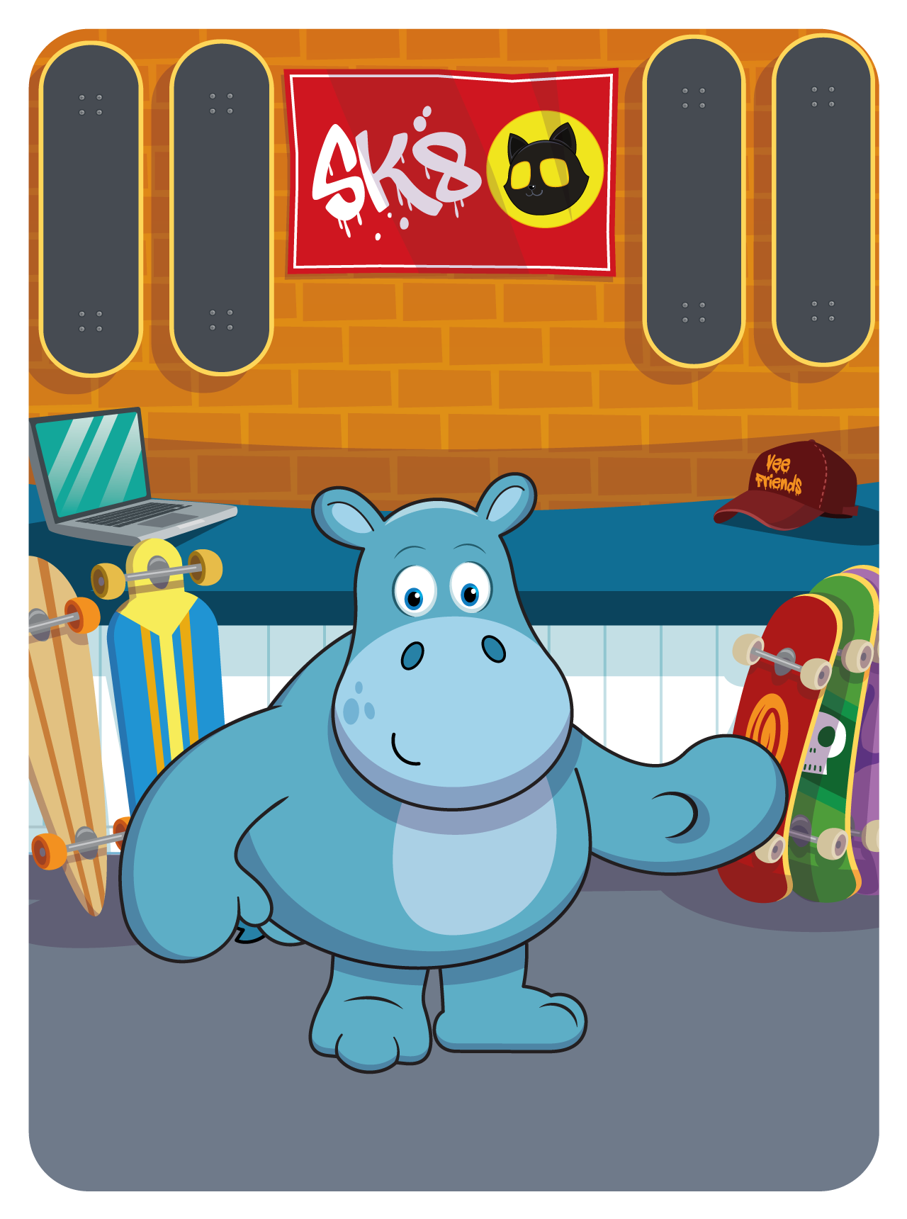 Gary Vaynerchuk - VeeFriends Series 2 - Helpful Hippo #31535 - NFT # 31535