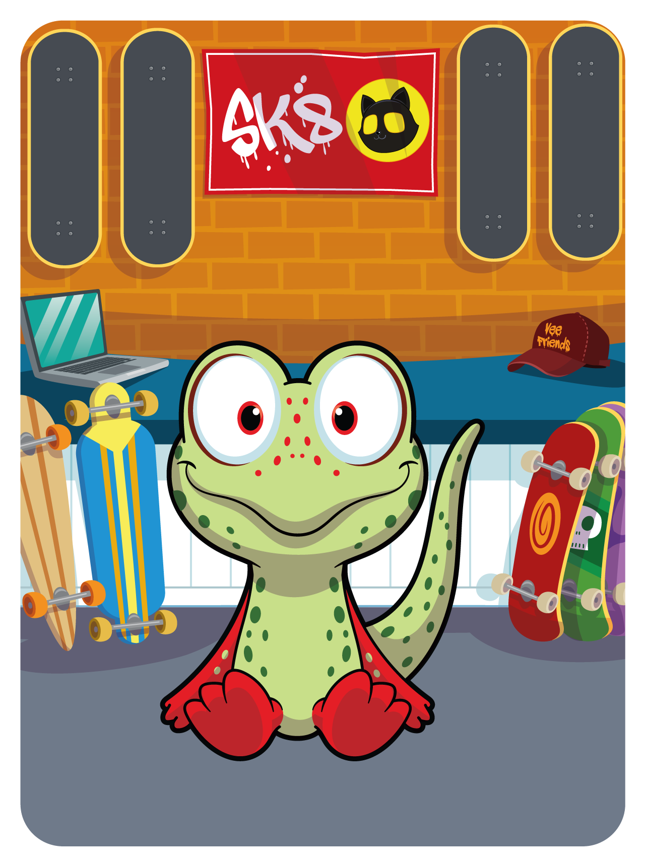 Gary Vaynerchuk - VeeFriends Series 2 - Sentimental Salamander #31992 - NFT # 31992