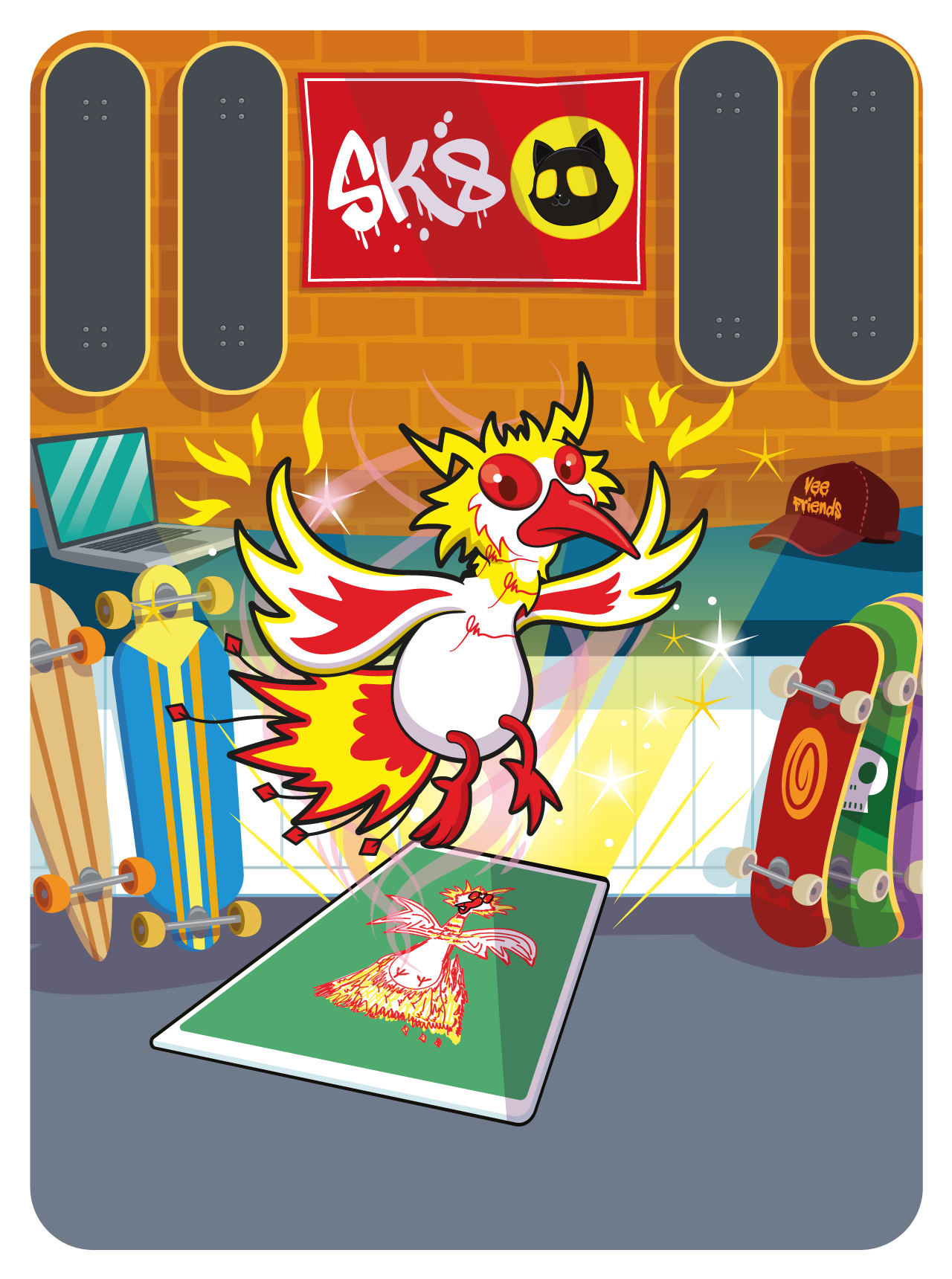 Gary Vaynerchuk - VeeFriends Series 2 - Forever Phoenix #3220 - NFT # 3220