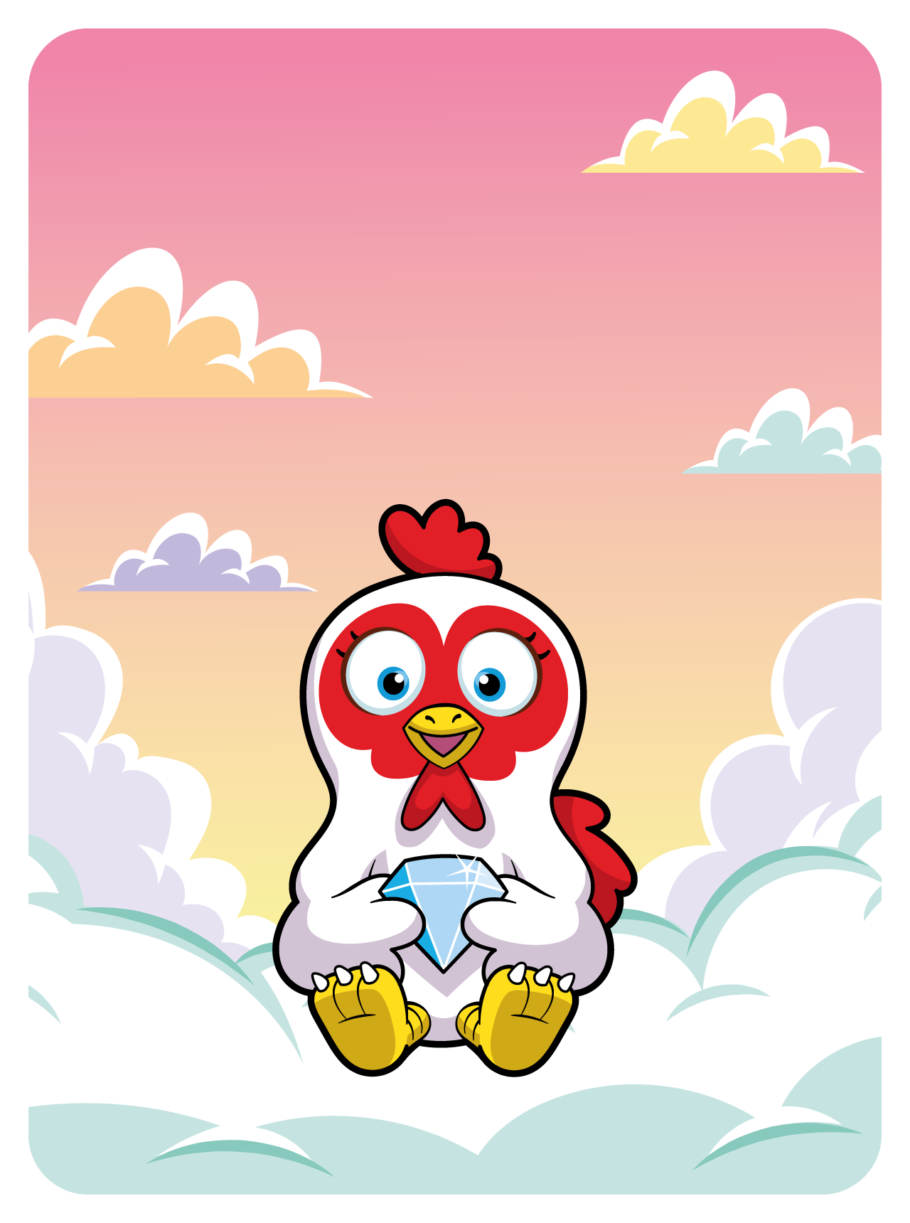 Gary Vaynerchuk - VeeFriends Series 2 - "Diamond Hands" Hen #32287 - NFT # 32287