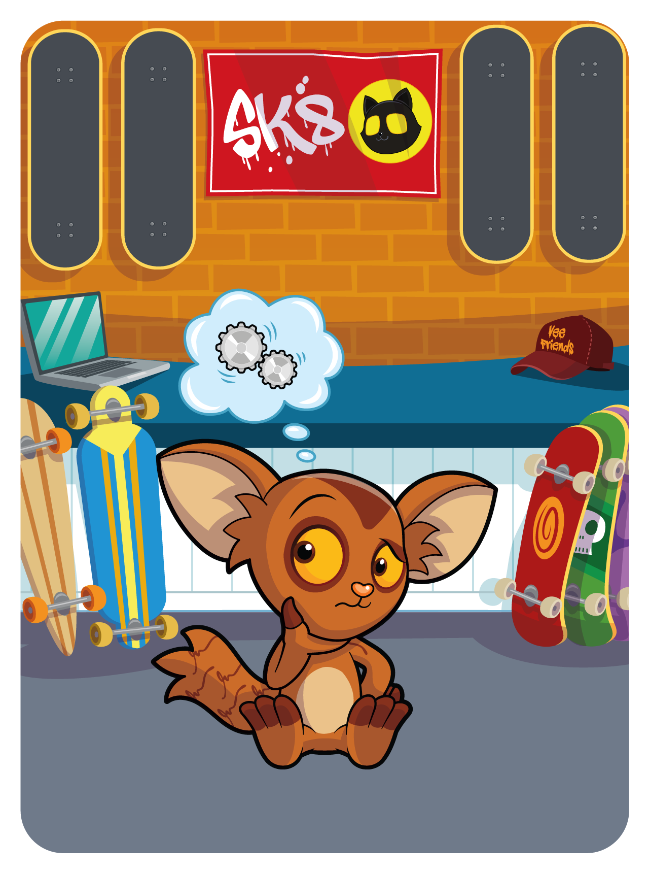 Gary Vaynerchuk - VeeFriends Series 2 - Amped Aye Aye #32582 - NFT # 32582