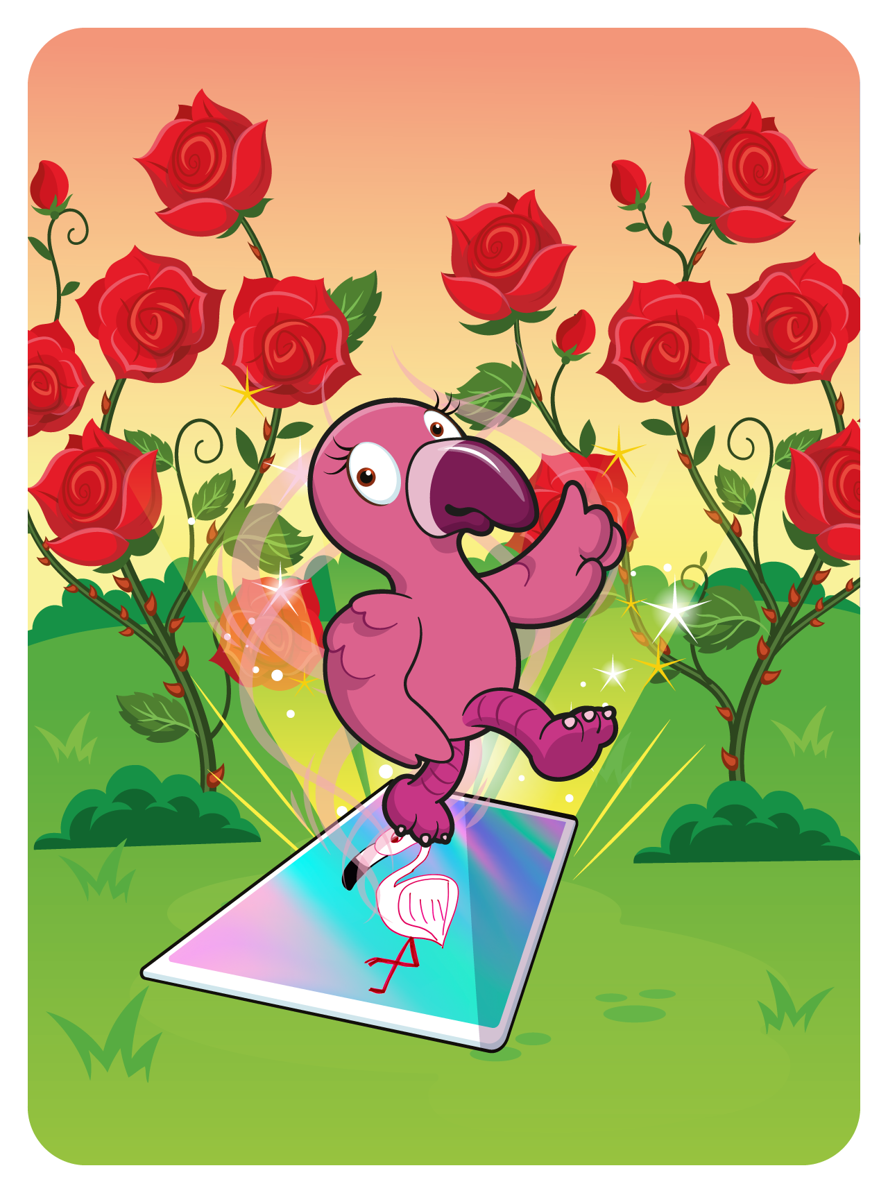 Gary Vaynerchuk - VeeFriends Series 2 - Forthright Flamingo #3295 - NFT # 3295