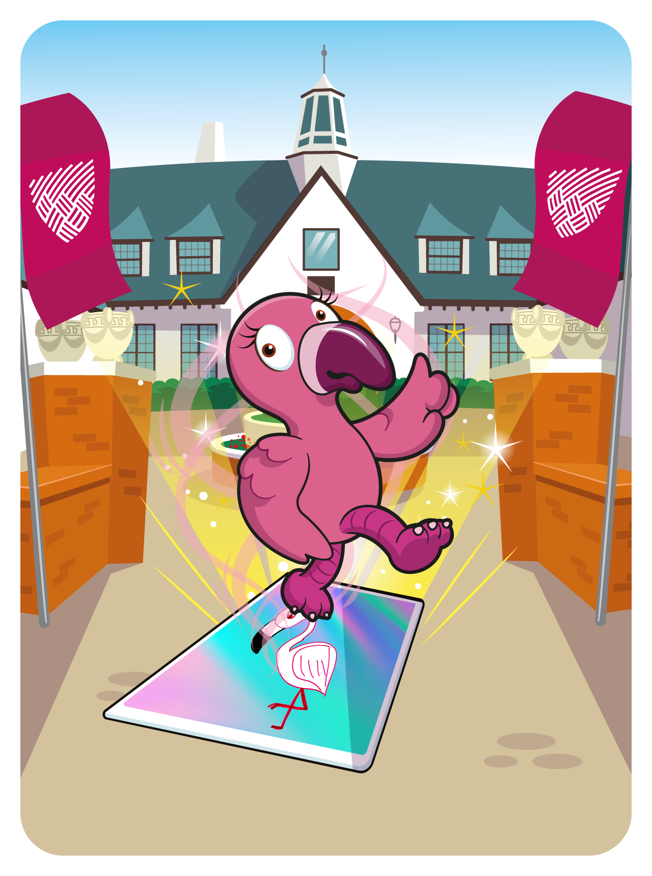 Gary Vaynerchuk - VeeFriends Series 2 - Forthright Flamingo #3297 - NFT # 3297