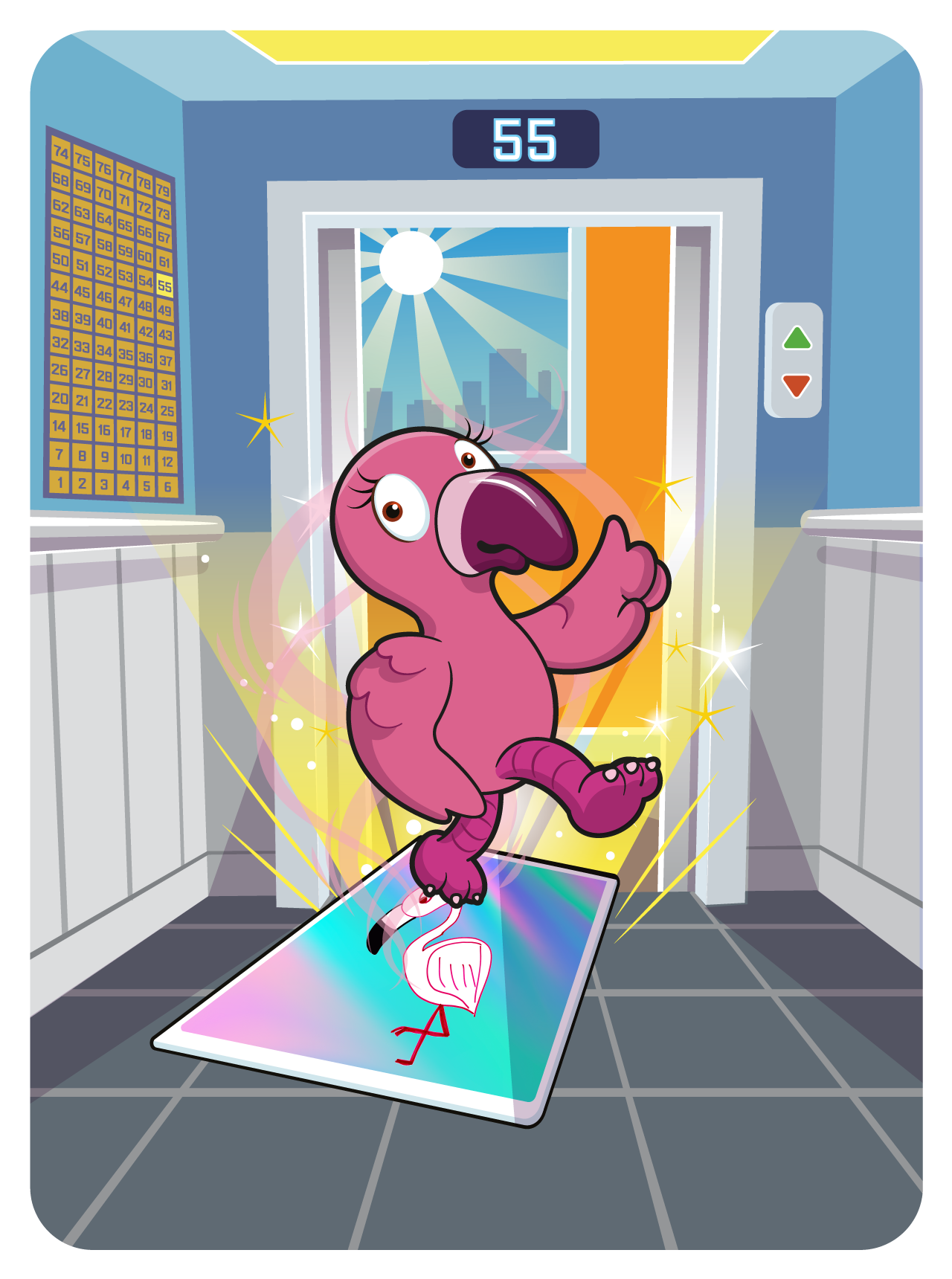 Gary Vaynerchuk - VeeFriends Series 2 - Forthright Flamingo #3301 - NFT # 3301