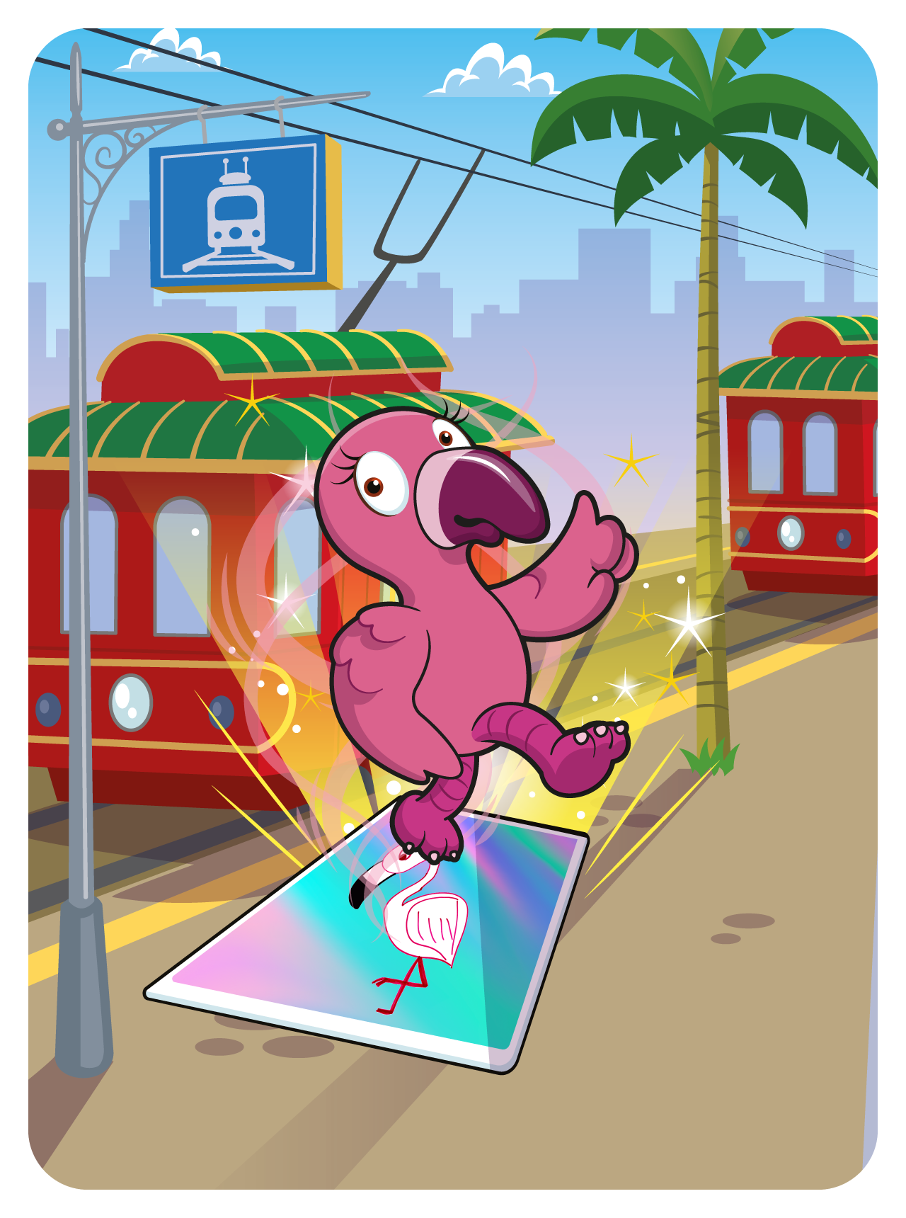 Gary Vaynerchuk - VeeFriends Series 2 - Forthright Flamingo #3302 - NFT # 3302