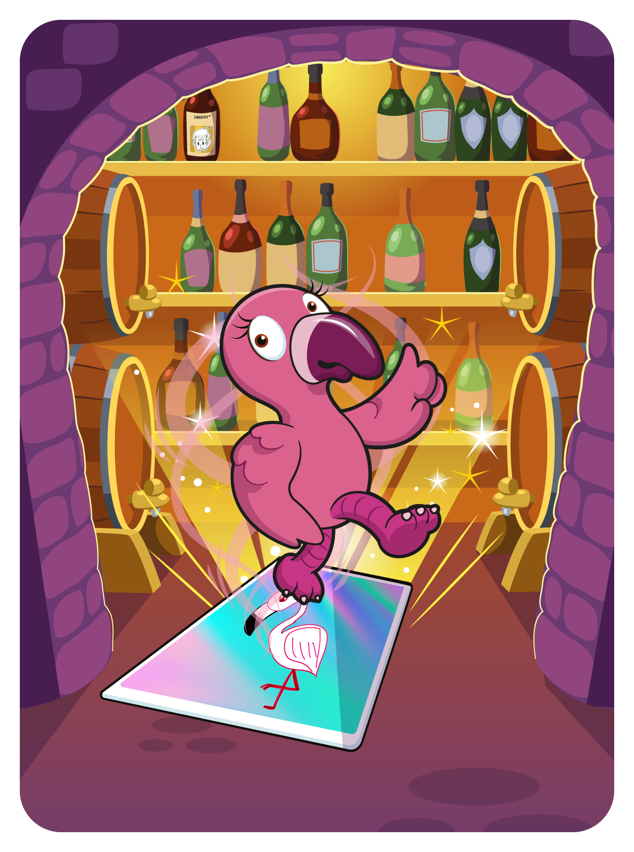 Gary Vaynerchuk - VeeFriends Series 2 - Forthright Flamingo #3303 - NFT # 3303