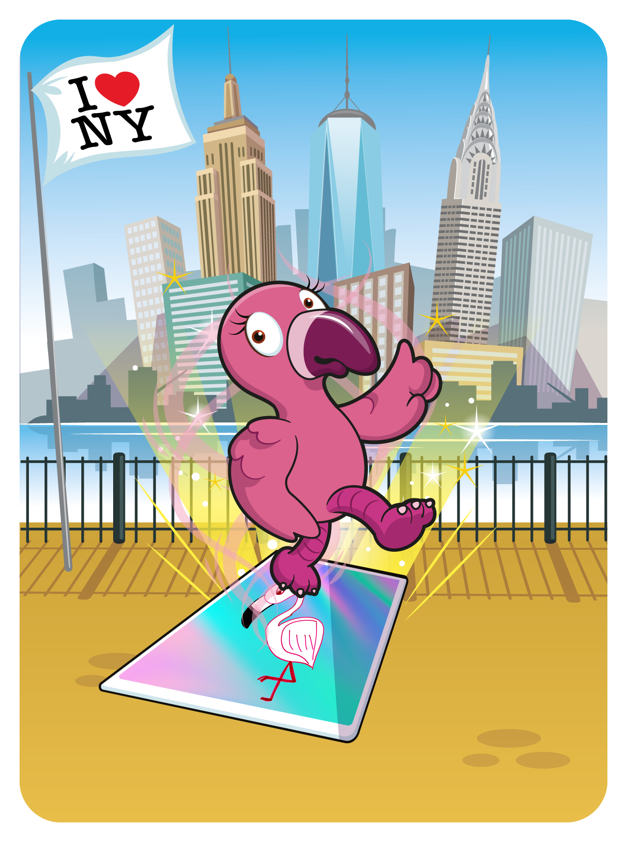 Gary Vaynerchuk - VeeFriends Series 2 - Forthright Flamingo #3307 - NFT # 3307