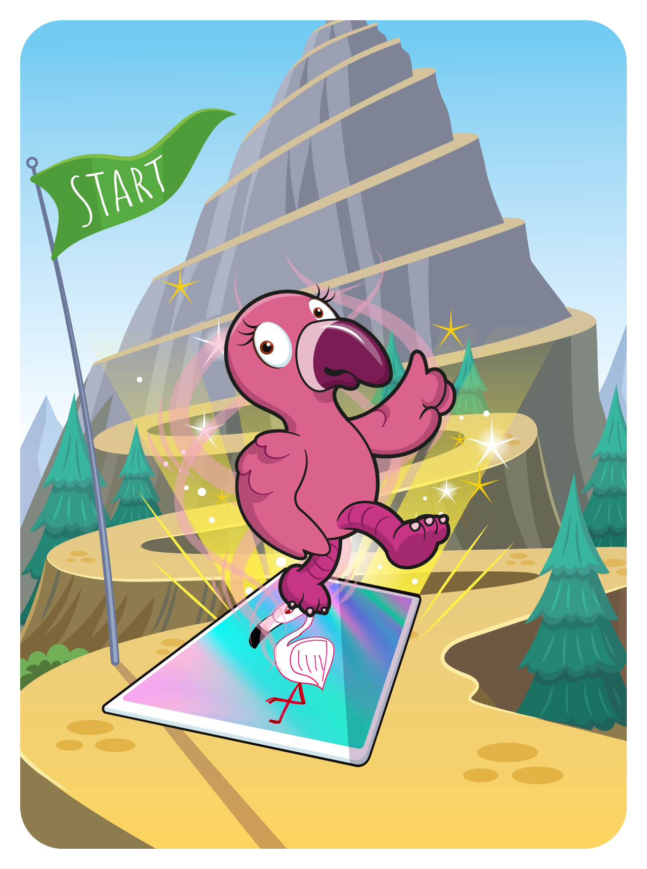 Gary Vaynerchuk - VeeFriends Series 2 - Forthright Flamingo #3309 - NFT # 3309