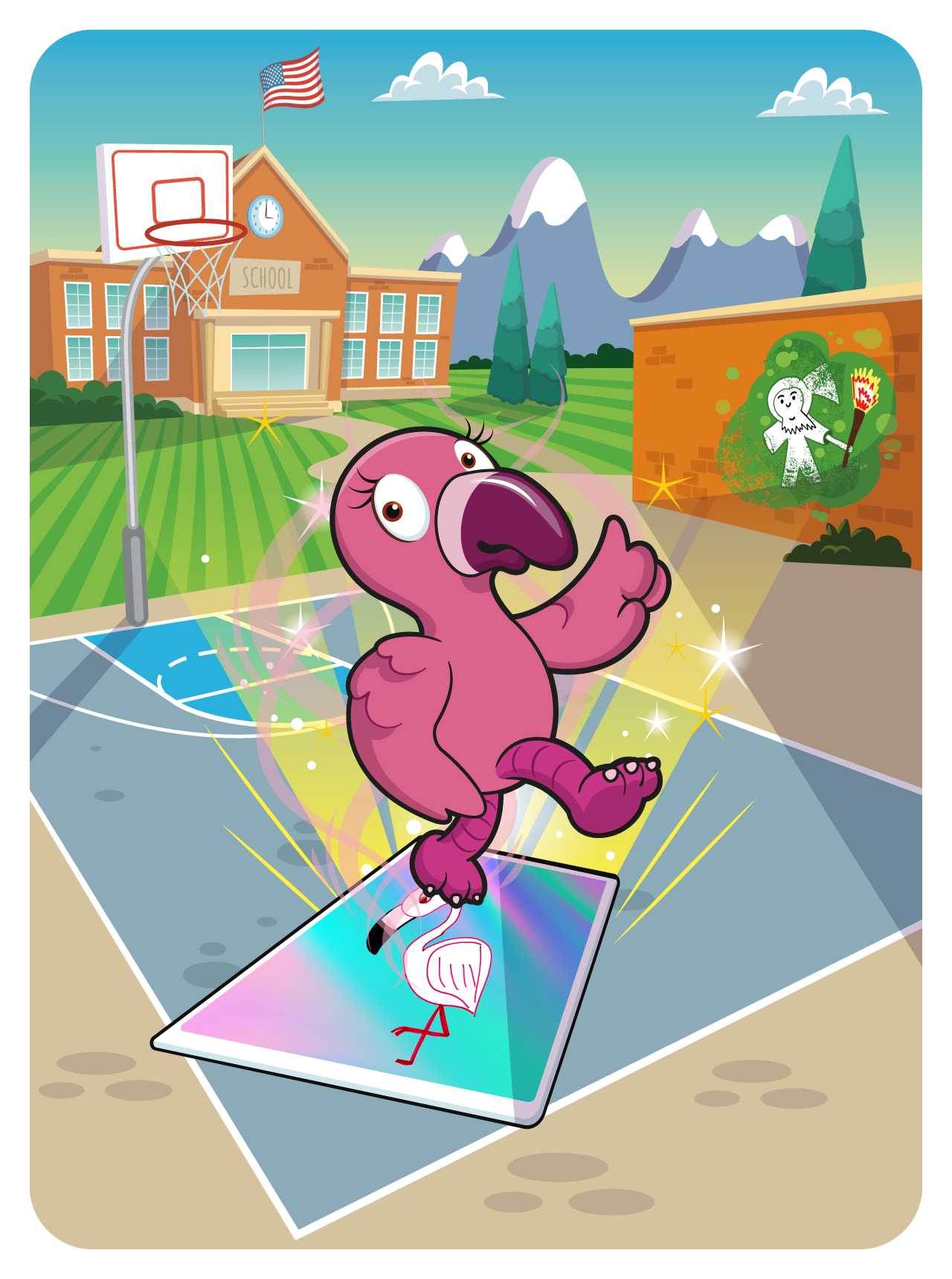 Gary Vaynerchuk - VeeFriends Series 2 - Forthright Flamingo #3312 - NFT # 3312