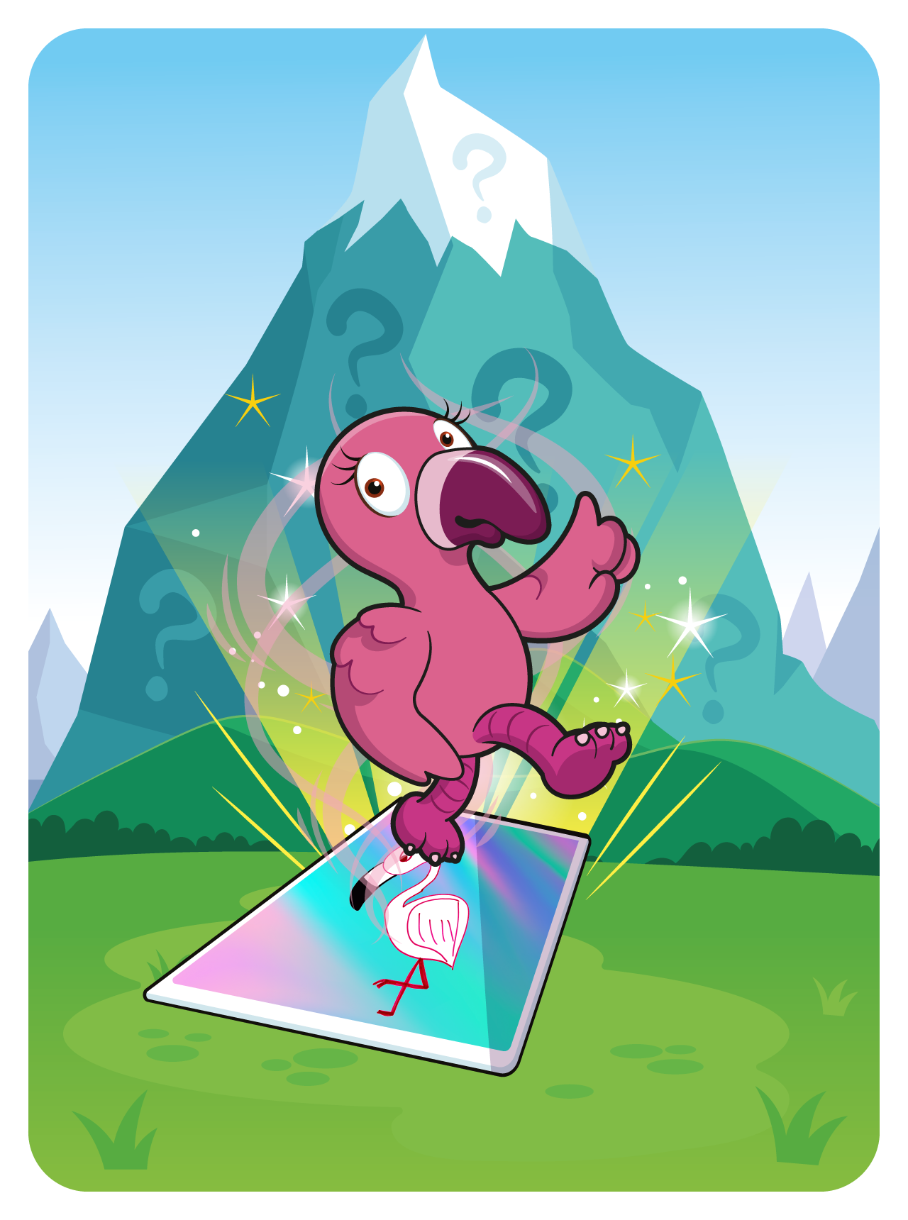 Gary Vaynerchuk - VeeFriends Series 2 - Forthright Flamingo #3313 - NFT # 3313