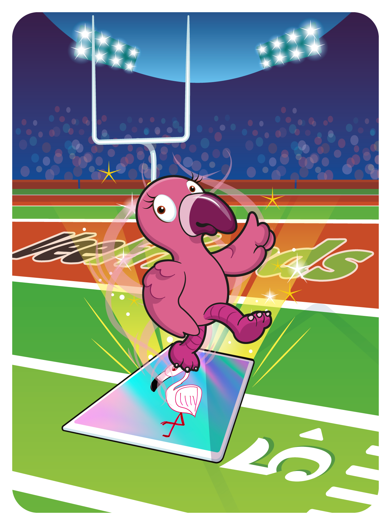 Gary Vaynerchuk - VeeFriends Series 2 - Forthright Flamingo #3316 - NFT # 3316