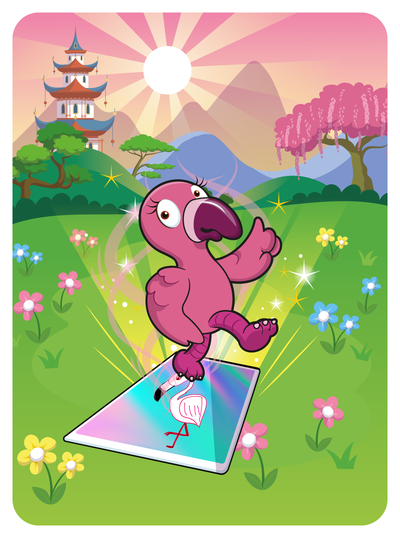 Gary Vaynerchuk - VeeFriends Series 2 - Forthright Flamingo #3318 - NFT # 3318