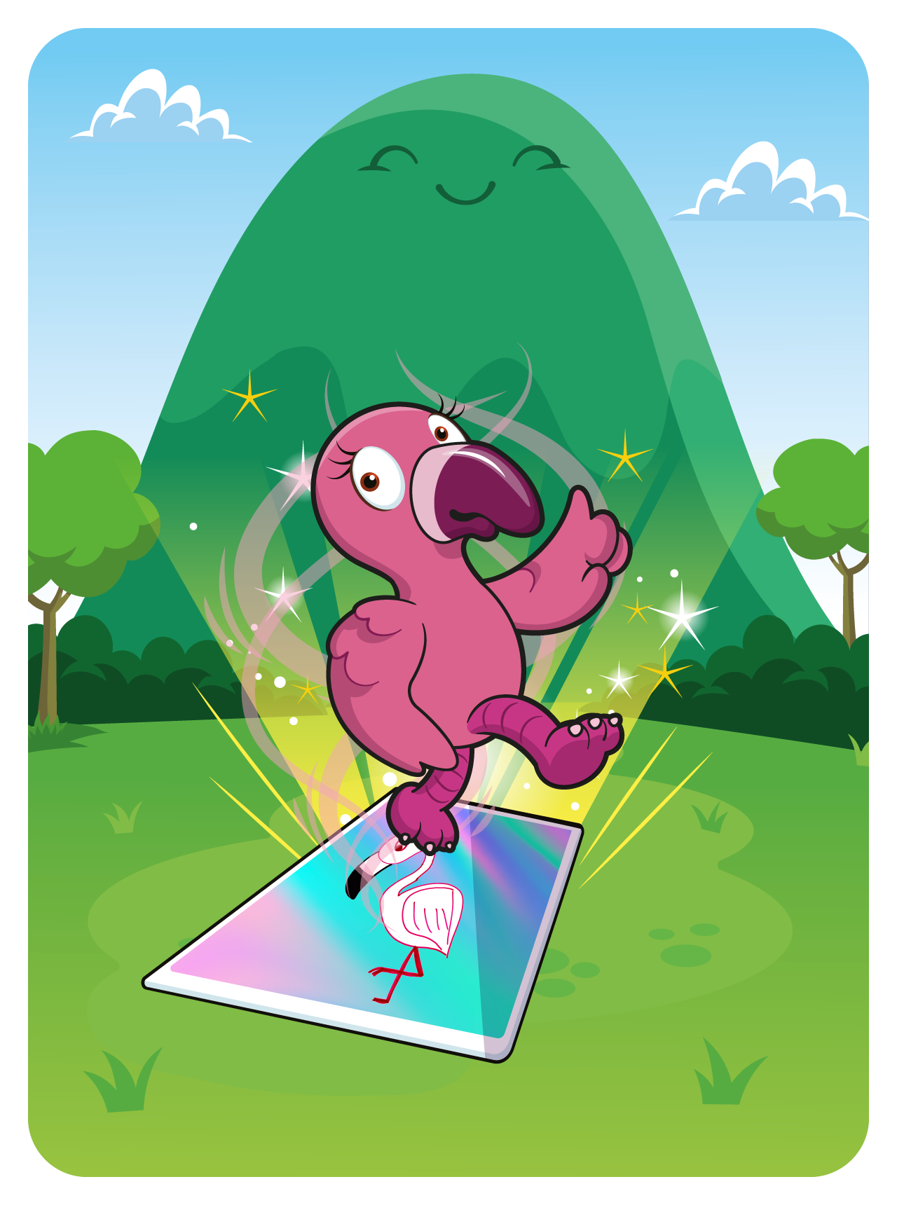 Gary Vaynerchuk - VeeFriends Series 2 - Forthright Flamingo #3324 - NFT # 3324