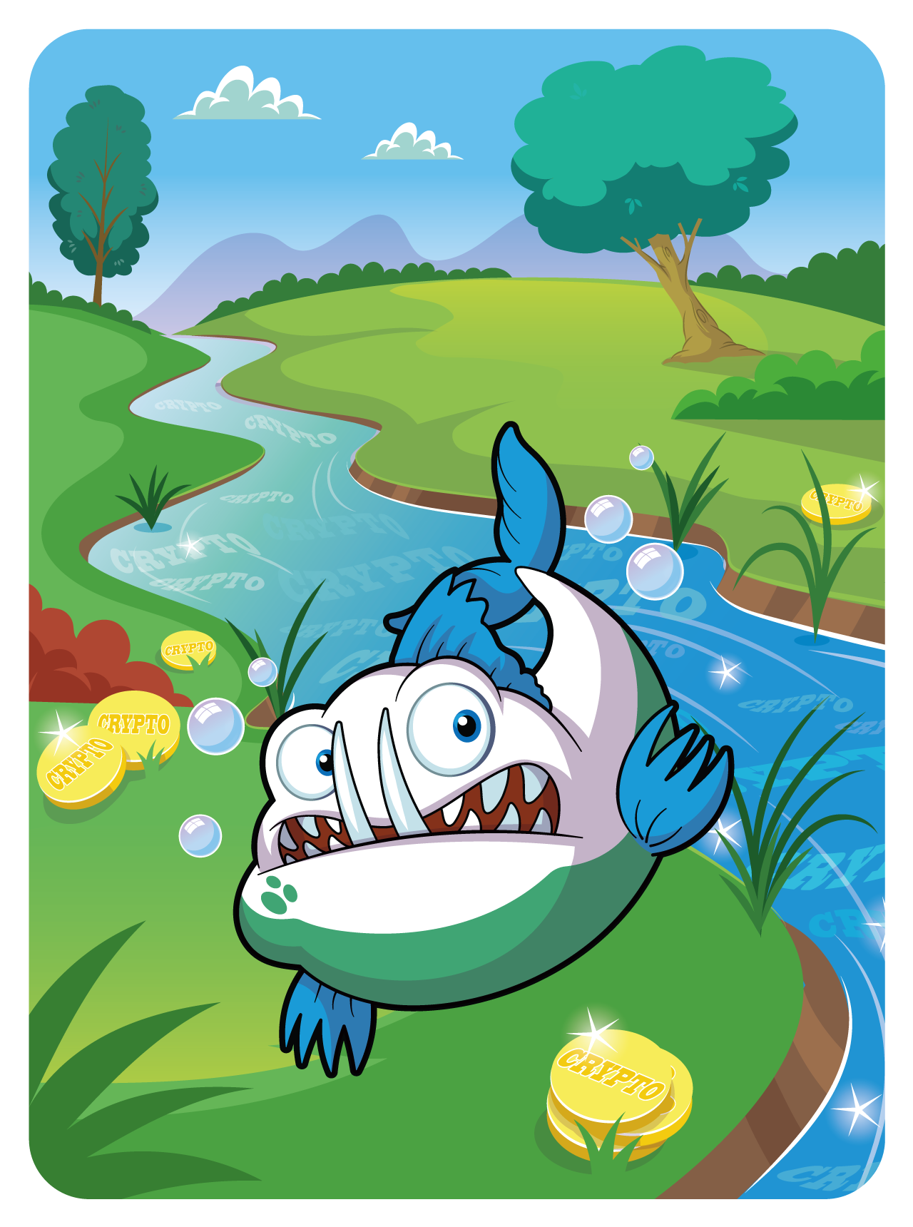 Gary Vaynerchuk - VeeFriends Series 2 - Proactive Piranha #33443 - NFT # 33443