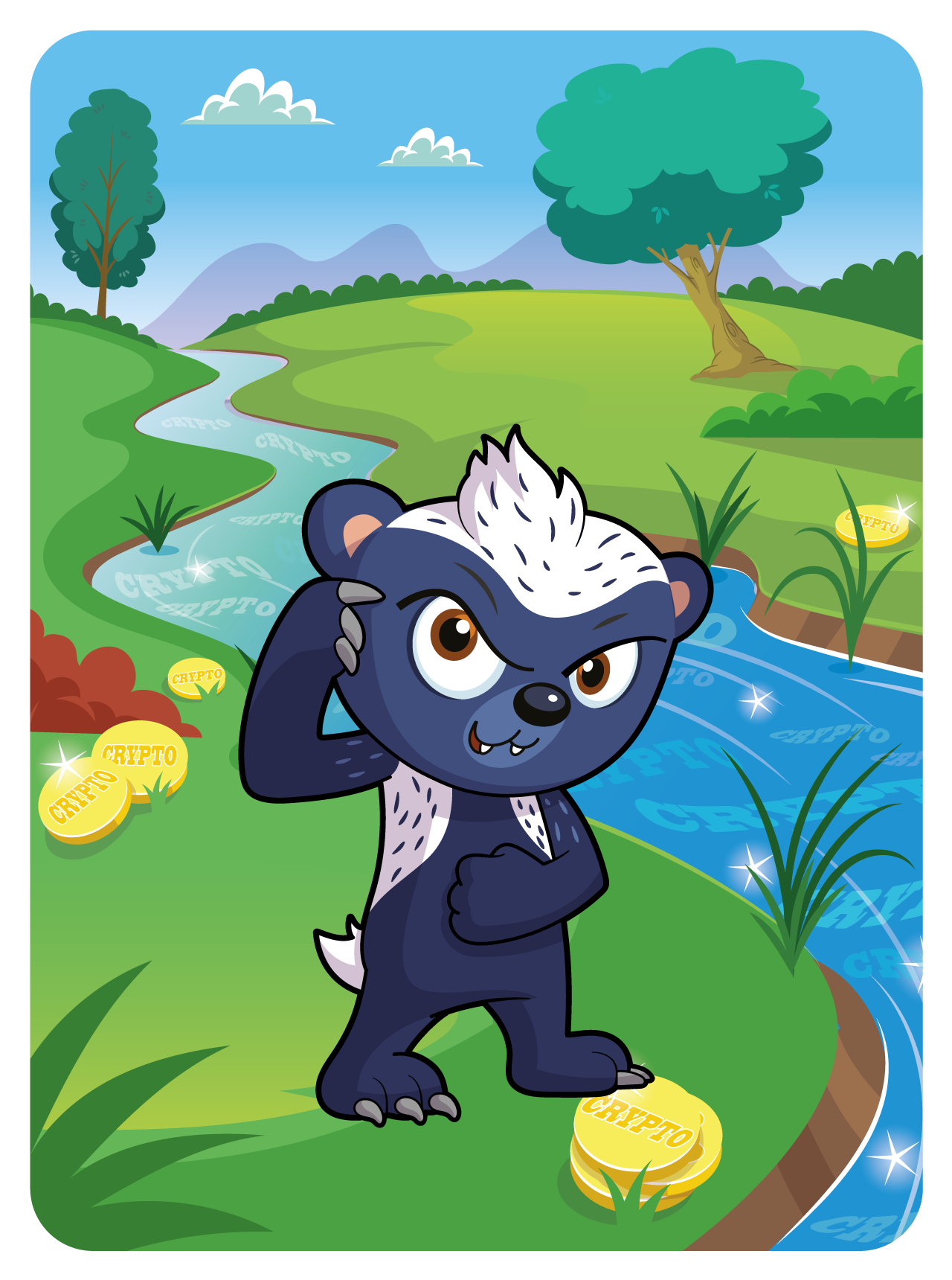 Gary Vaynerchuk - VeeFriends Series 2 - Headstrong Honey Badger #33484 - NFT # 33484