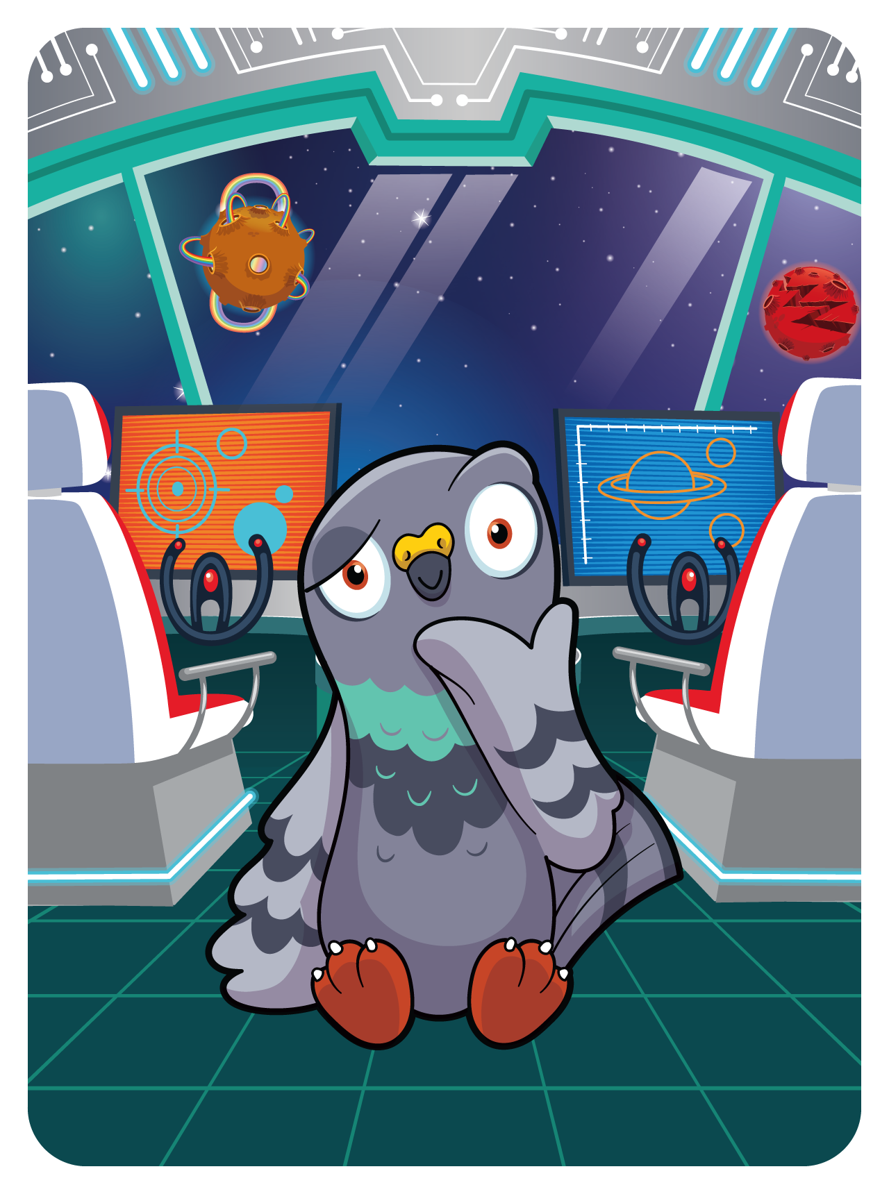 Gary Vaynerchuk - VeeFriends Series 2 - Perspective Pigeon #33738 - NFT # 33738