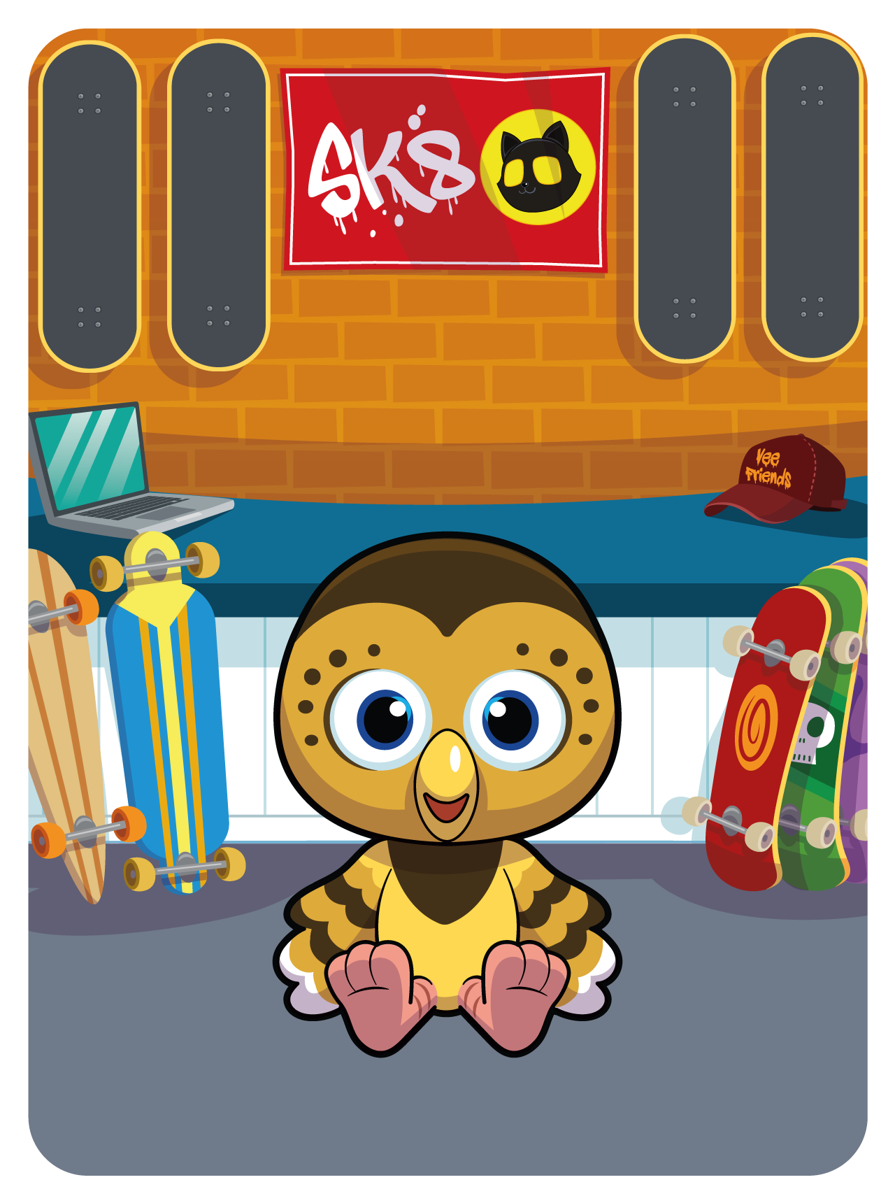 Gary Vaynerchuk - VeeFriends Series 2 - Secure Sparrow #33750 - NFT # 33750